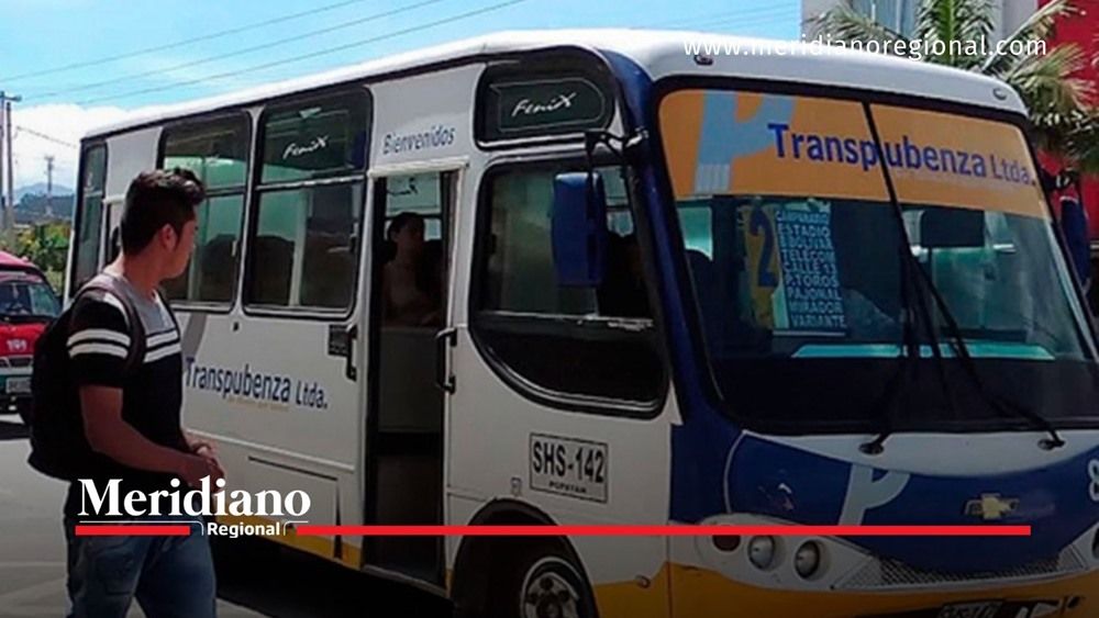 Tarifa de colectivo en Popayán subiría este 2024 dos veces