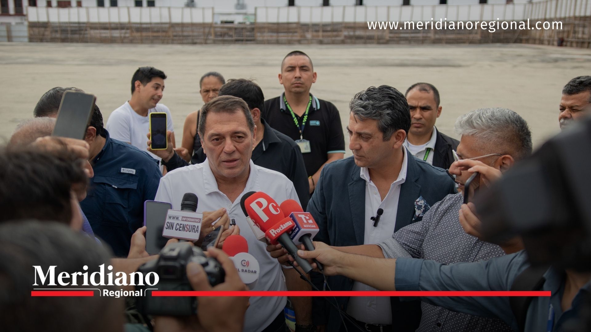 El empresario Tulio Gómez con intenciones de invertir en el lote del antiguo Anarkos