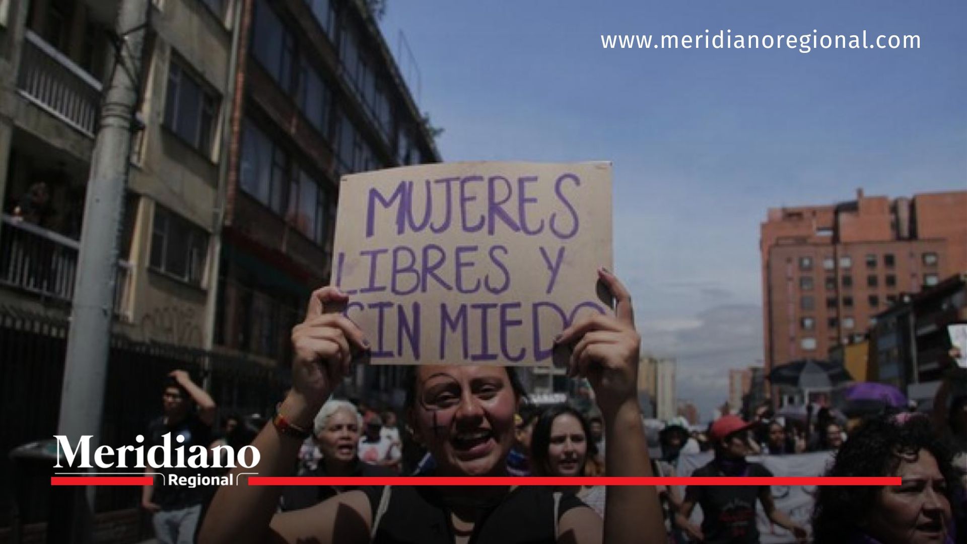 meridiano regional - Cifras alarmantes de violencia contra la mujer en Colombia - Fundación PARES - 'Vivir Sin Miedo', - Día Internacional de la Mujer.