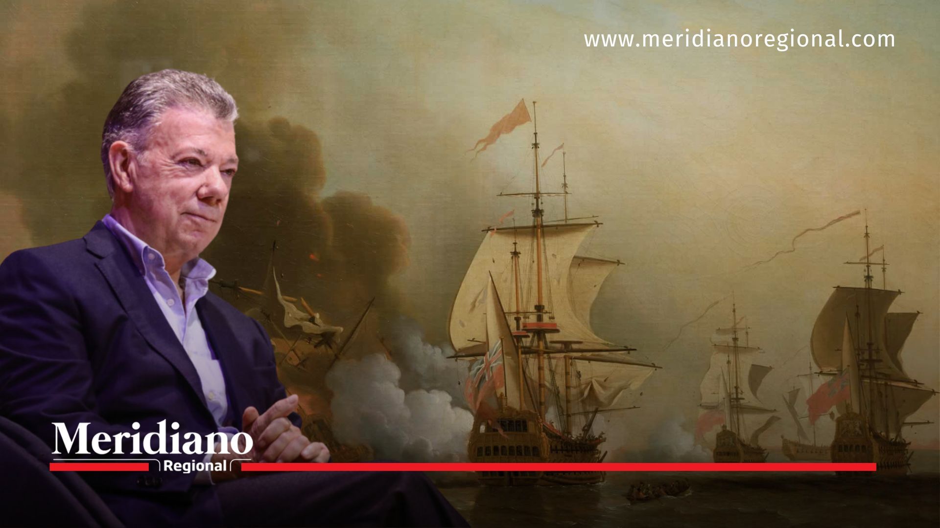 meridiano regional - Juan Manuel Santos  - Expresidente Juan Manuel Santos bajo escrutinio por acusaciones de saqueo del Galeón San José - Veeduría Nacional del Patrimonio Cultural Sumergido - Francisco Hernando Muñoz - Sea Search Armada - noticias nacionales - noticias colombia