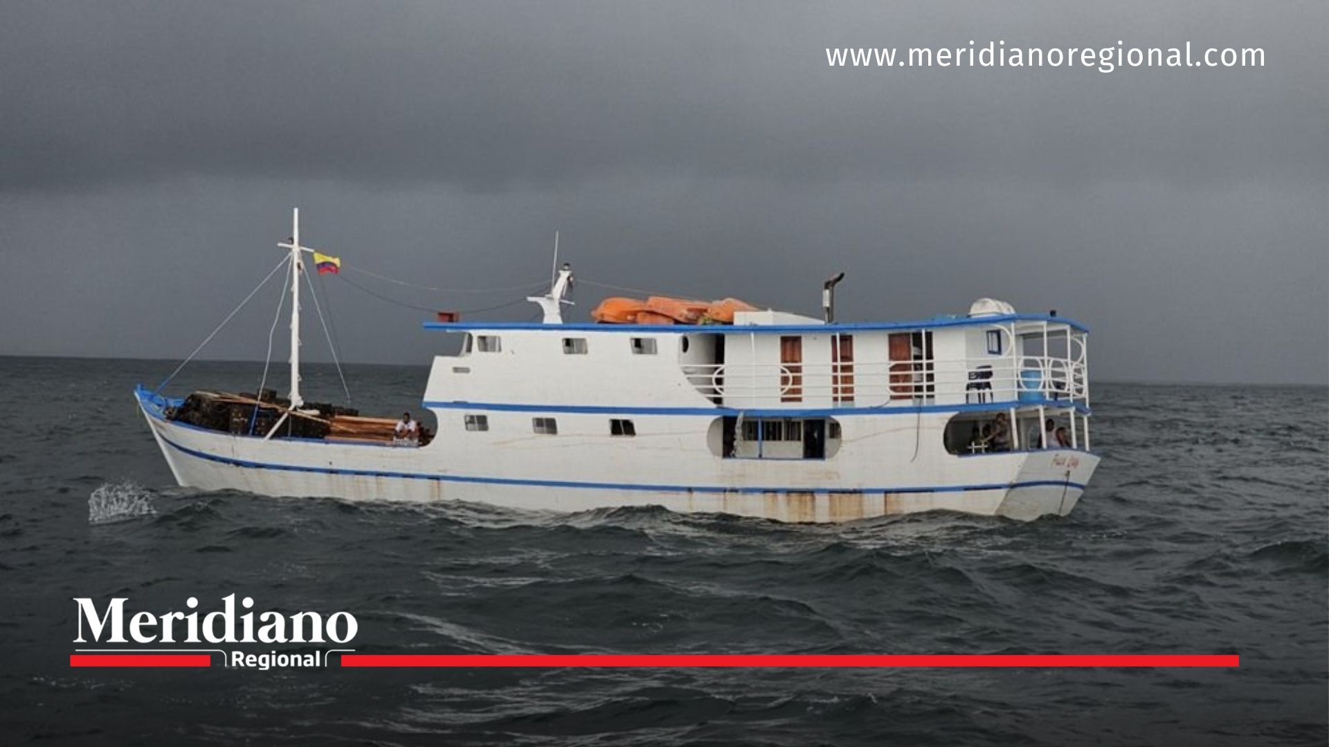 Embarcación se salvó de hundirse en la Isla Górgona con 25 pasajeros