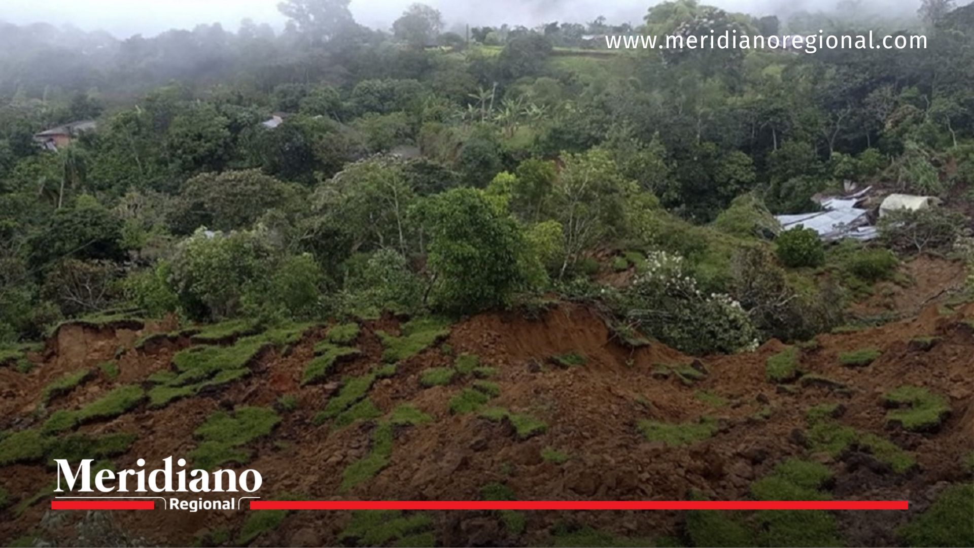 Deslizamientos de tierra dejan 275 familias afectadas en el país