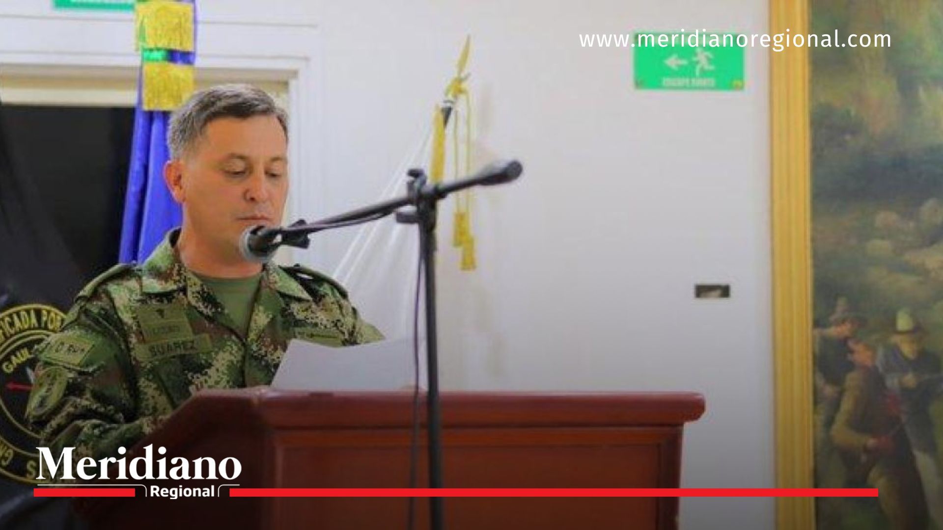 Destituyen al coronel Juan Carlos Suárez por abandonar su puesto en el Cauca para ir a un concierto