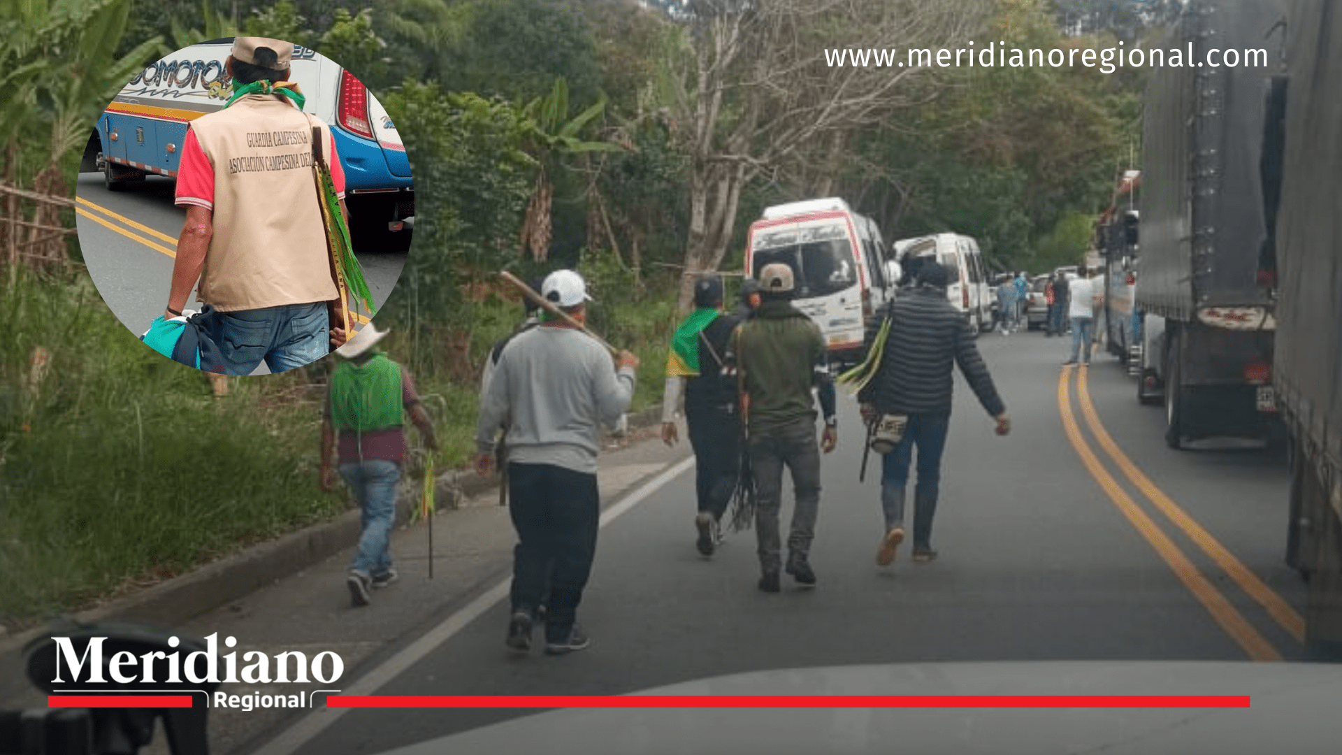Campesinos de otros departamentos bloquean el Cauca ¡infame!