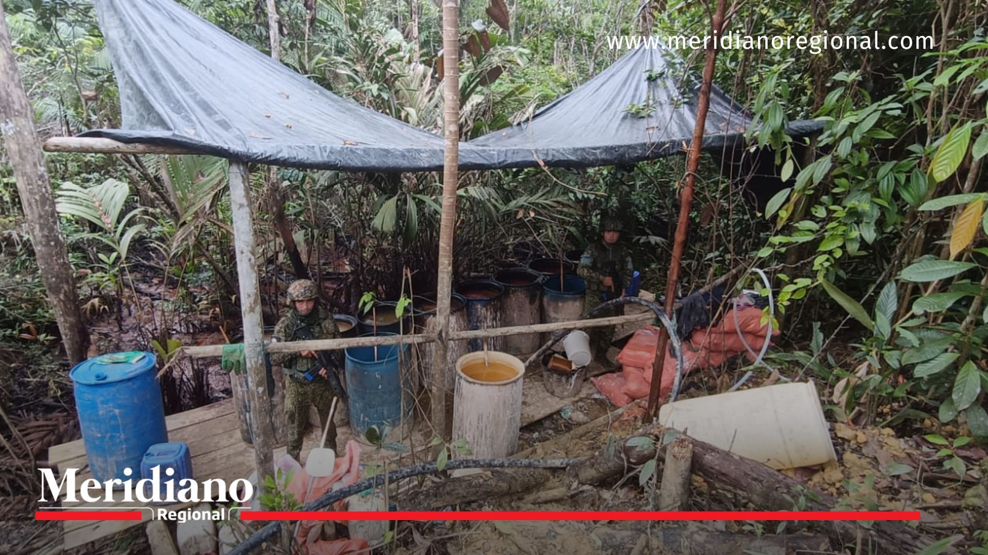 Desmantelan Laboratorio en el Cauca, con capacidad para 3 toneladas de pasta base de coca
