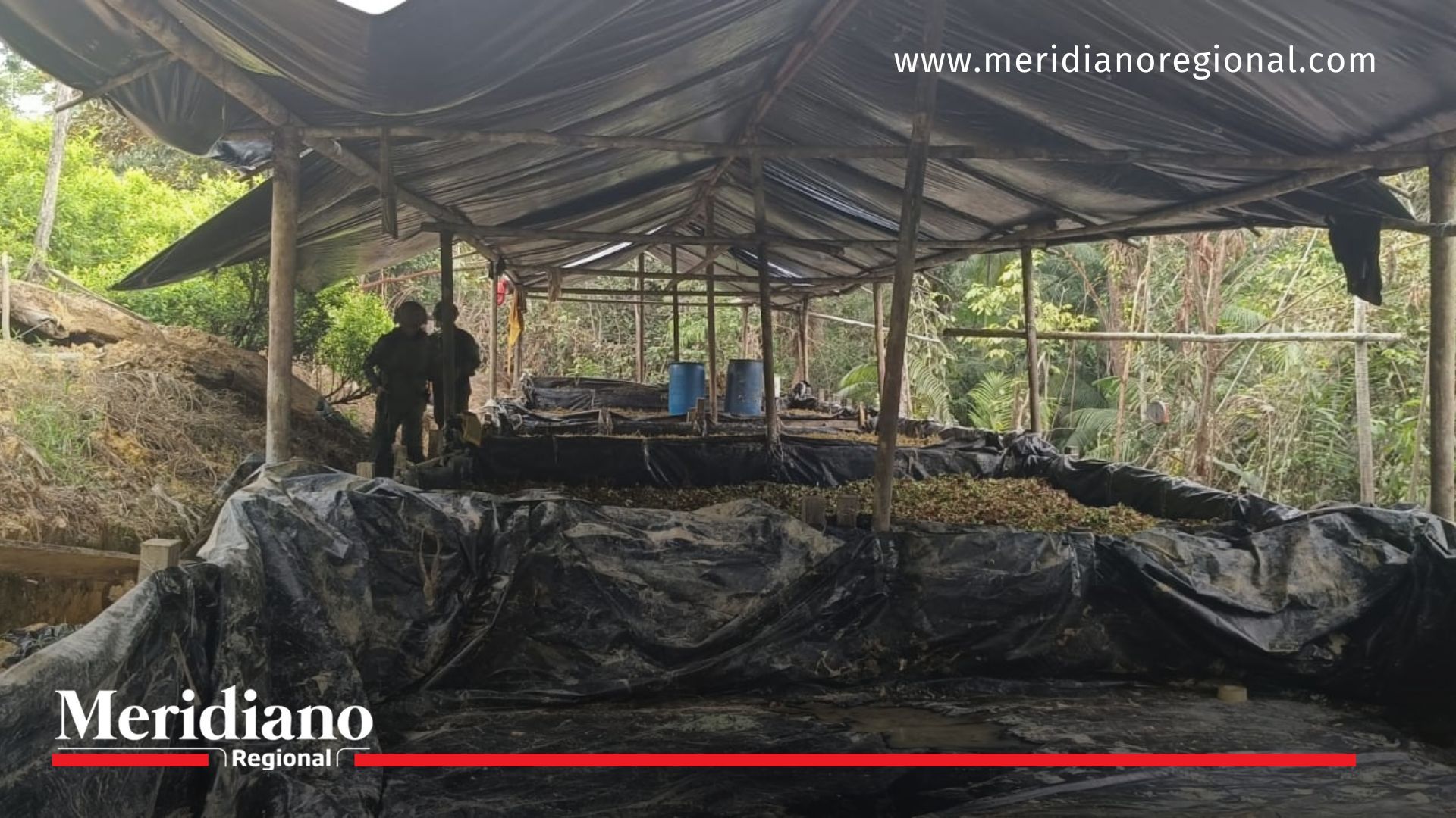 Desmantelan Laboratorio en el Cauca, con capacidad para 3 toneladas de pasta base de coca