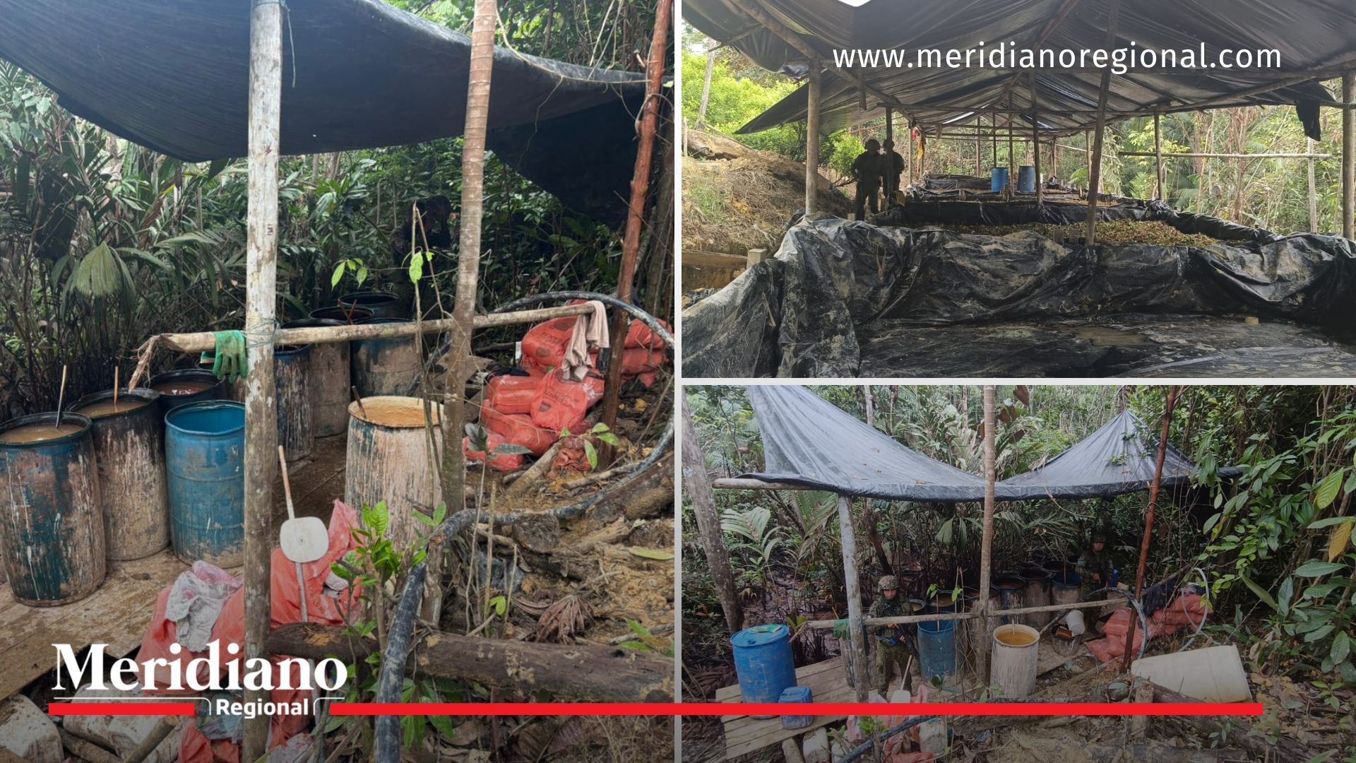 Desmantelan Laboratorio en el Cauca, con capacidad para 3 toneladas de pasta base de coca