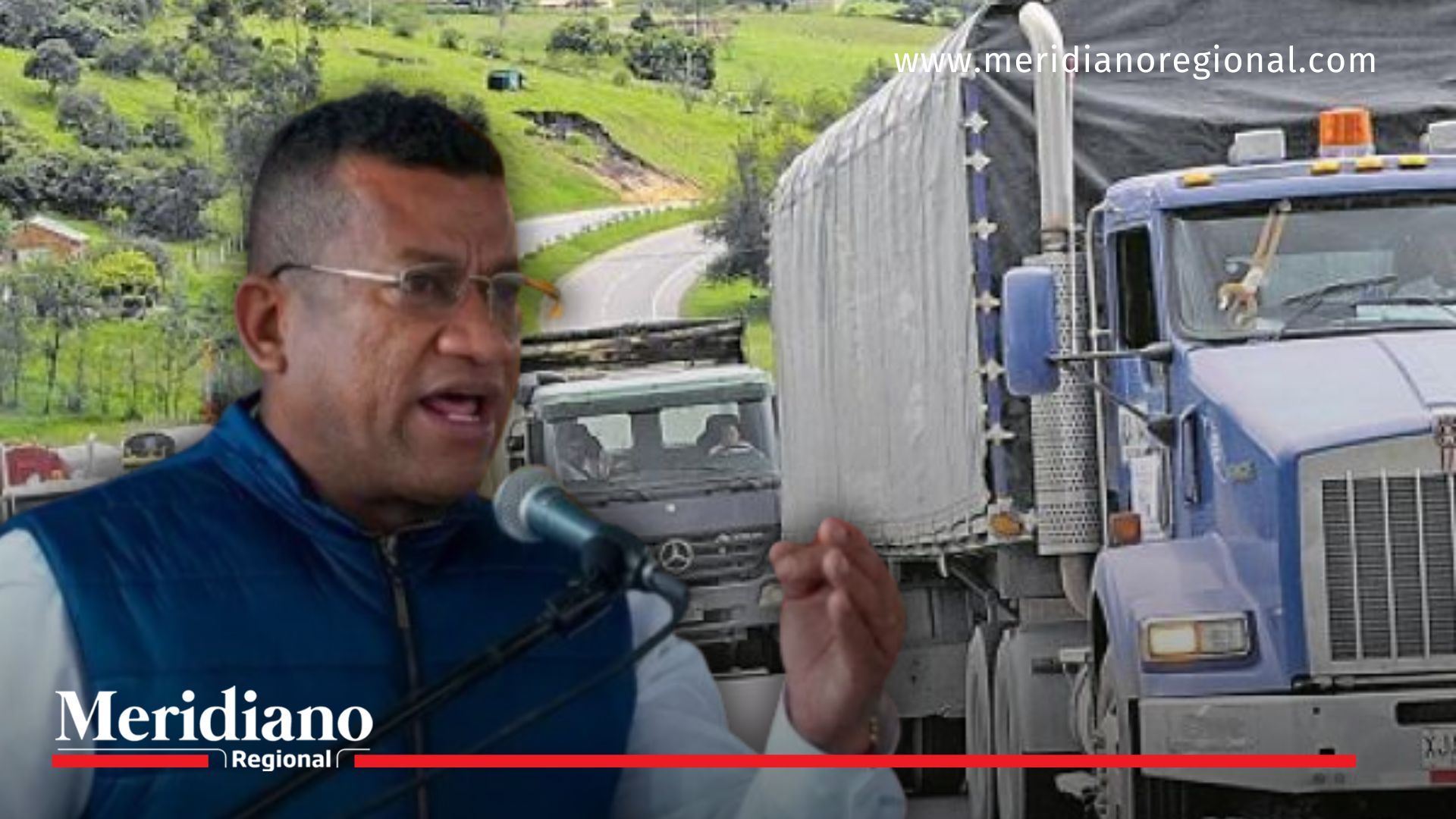 Gobernador de Nariño denuncia graves consecuencias de bloqueos en la vía