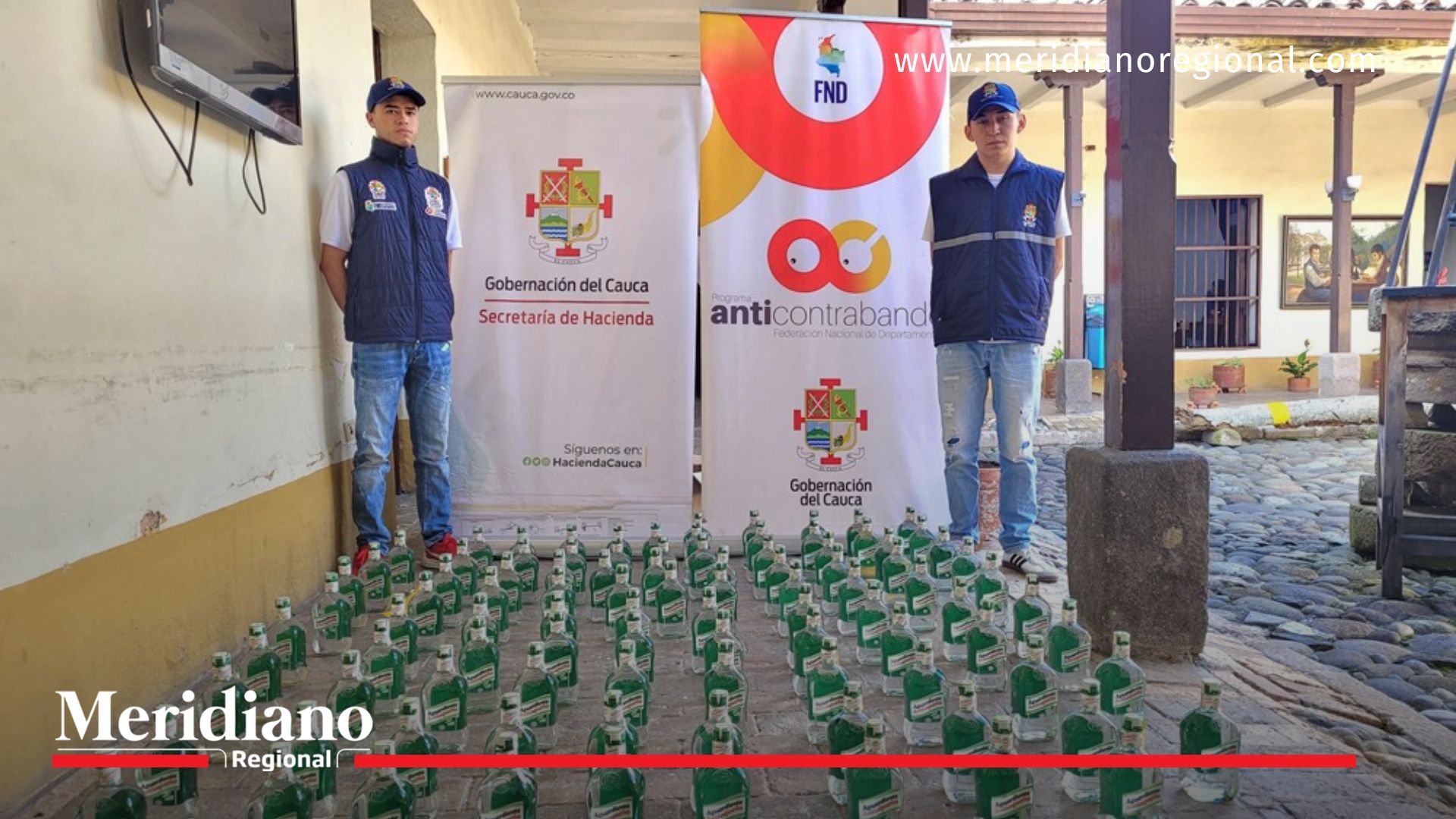 Incautan aguardiente Antioqueño en el Cauca