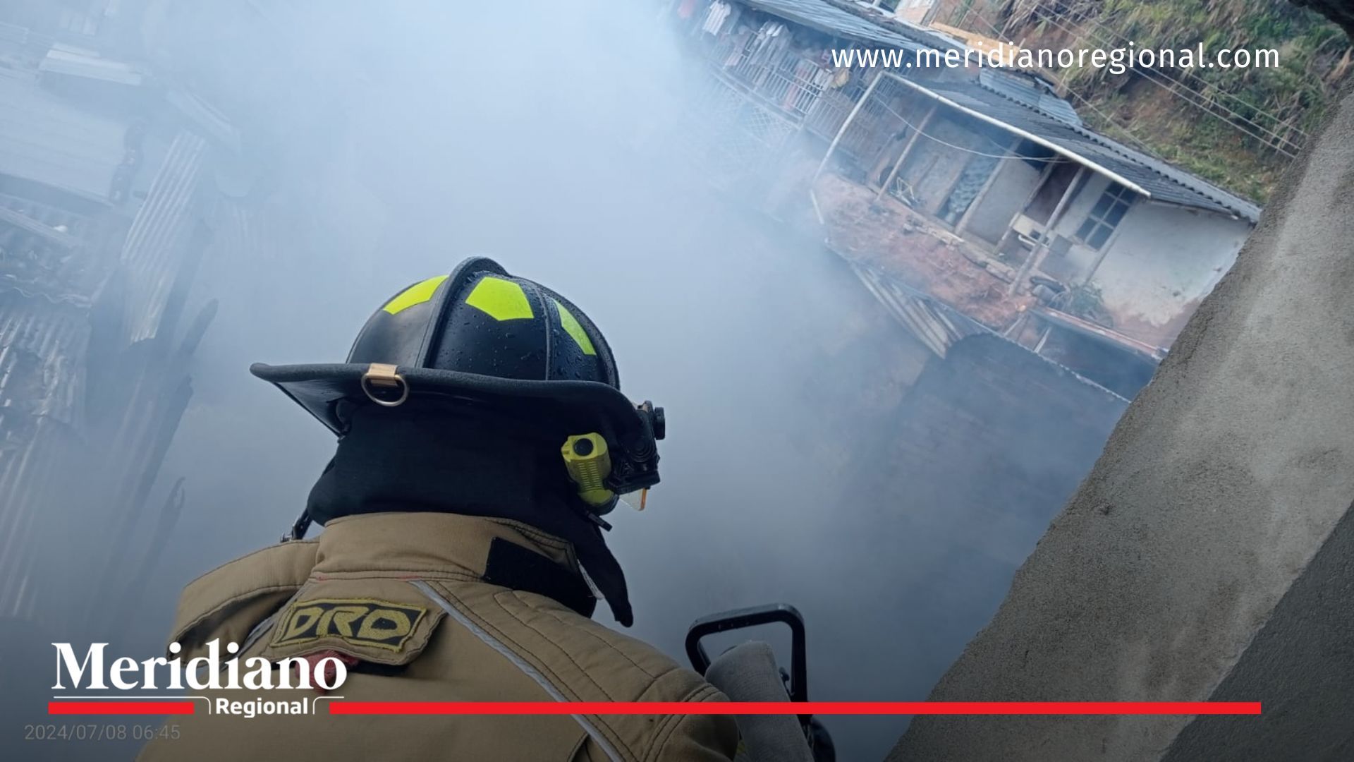 Incendio en la comuna cinco de Popayán: cuatro viviendas afectadas
