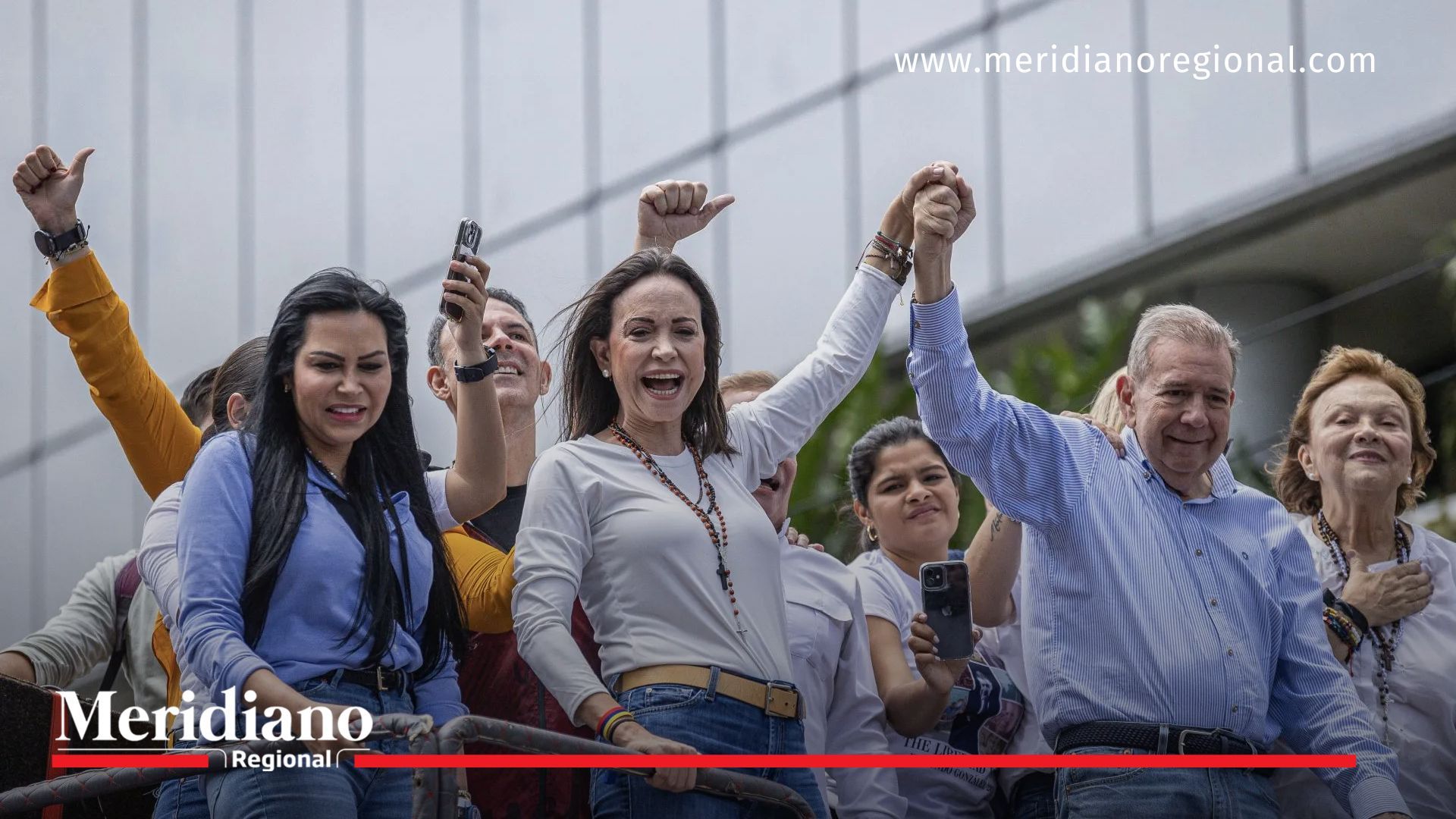 González y Machado agradecen a Felipe VI por su apoyo a la libertad en Venezuela