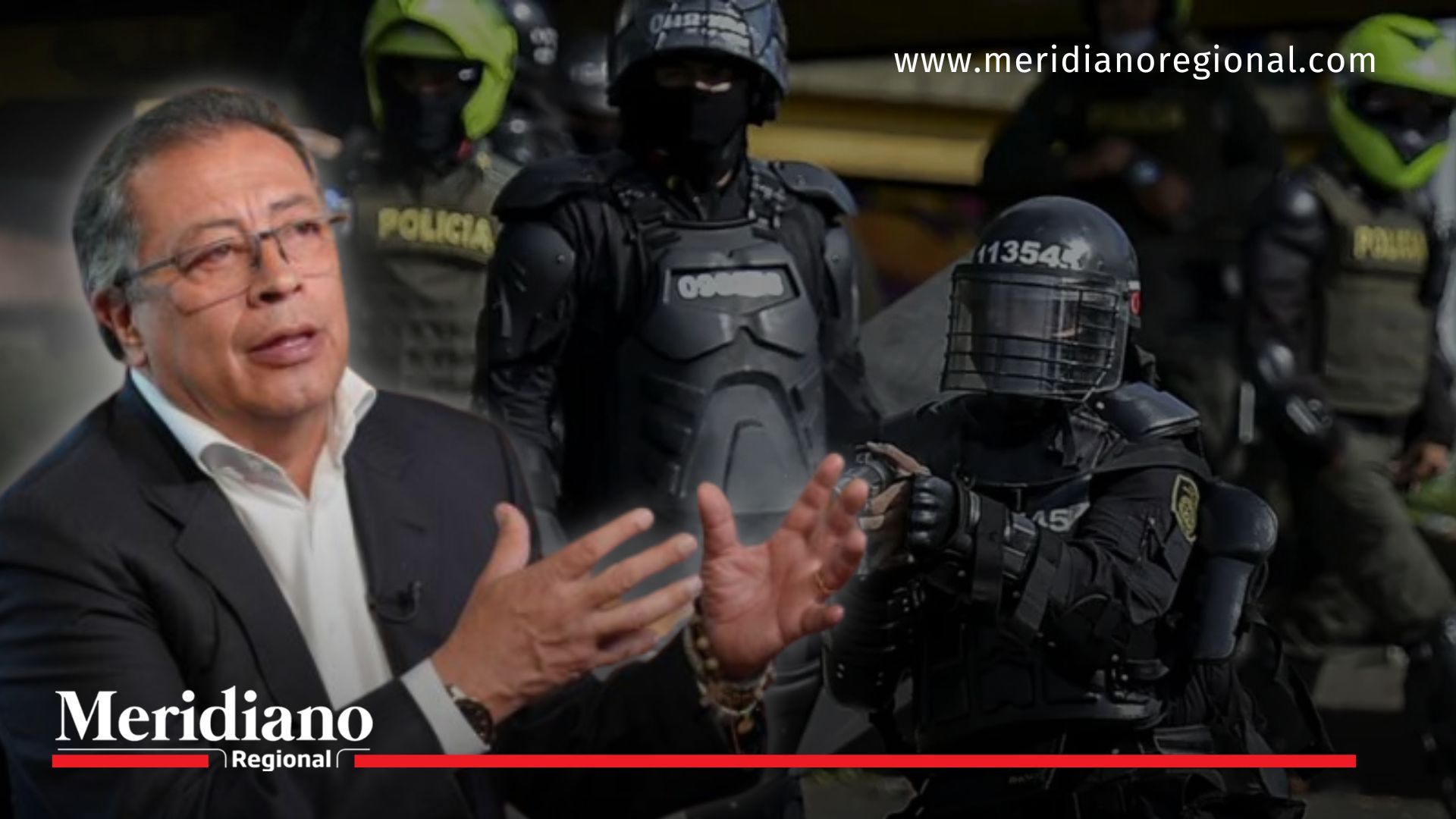 El Presidente Petro firmo decreto sobre uso de la fuerza policial