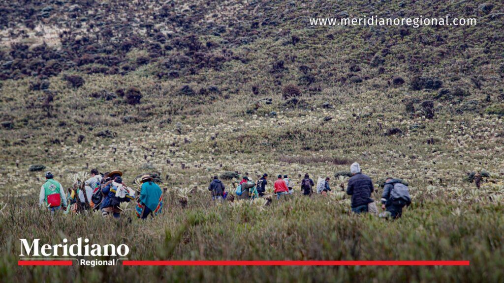 El recorrido en el Cauca inició en el resguardo indígena Papallaqta, ubicado en el municipio de San Sebastián