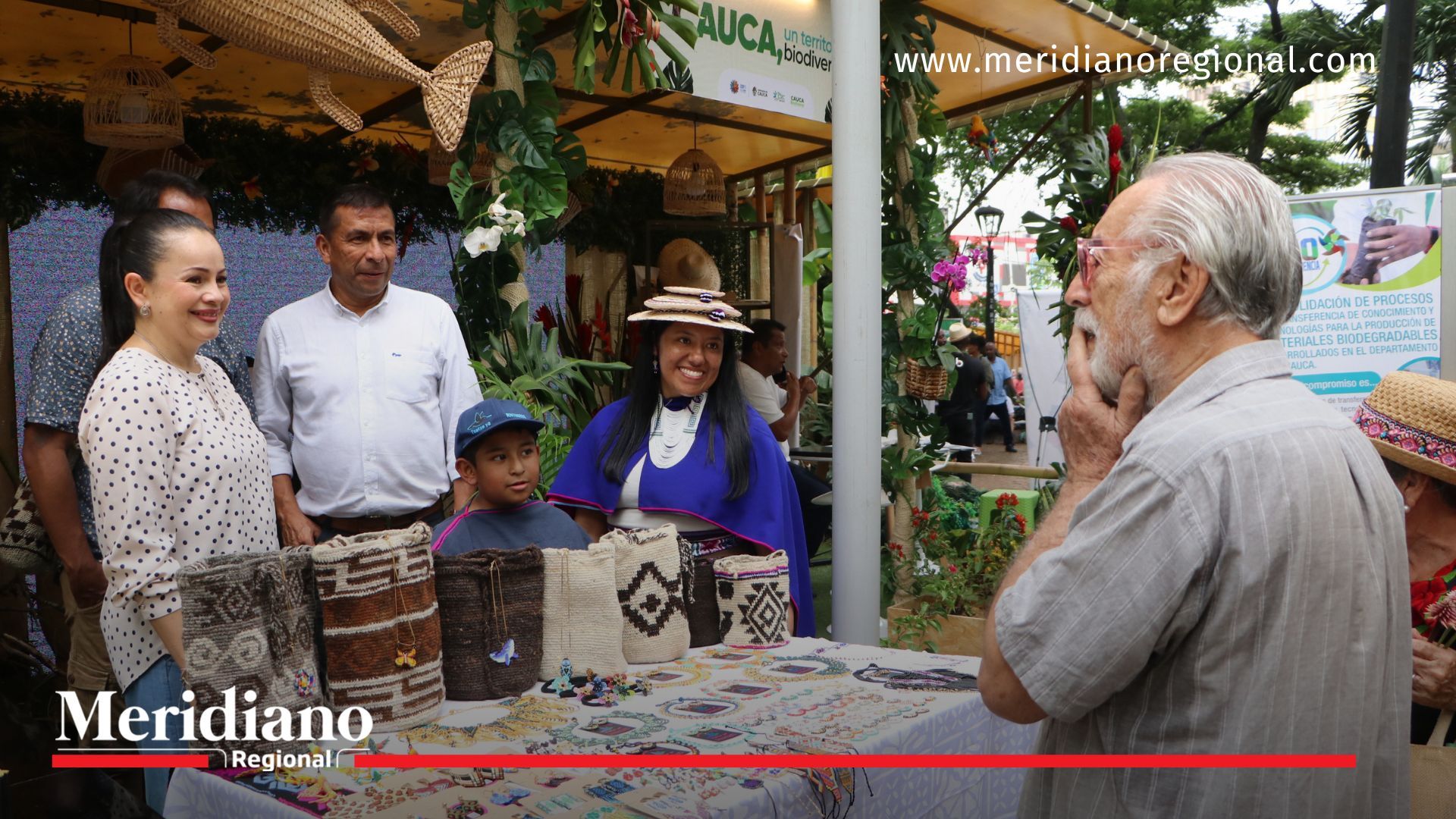 El Cauca brilla en la COP16: emprendimientos destacan en el stand del departamento
