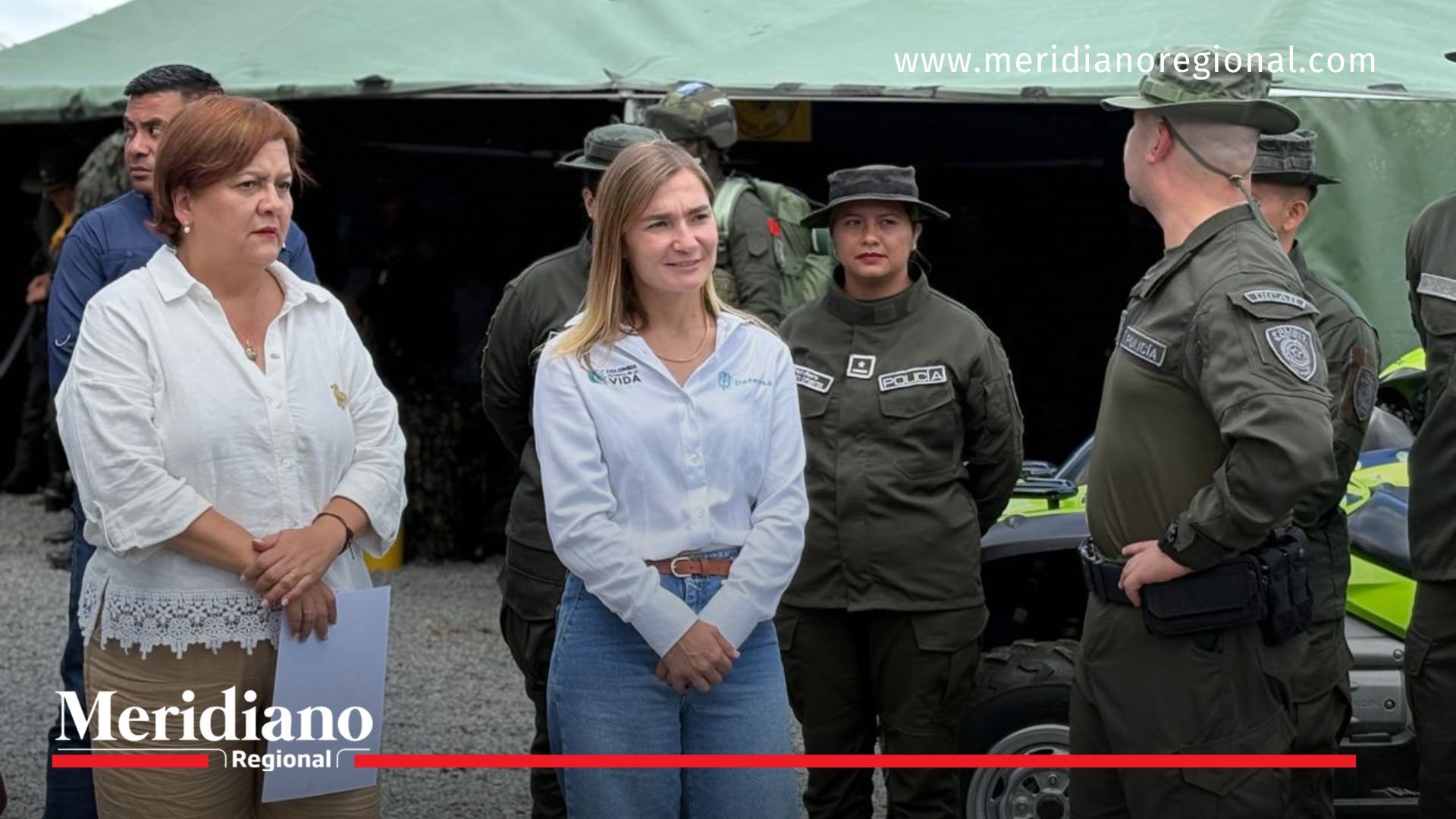 “No nos vamos a ir de El Plateado”, Viceministra de Defensa