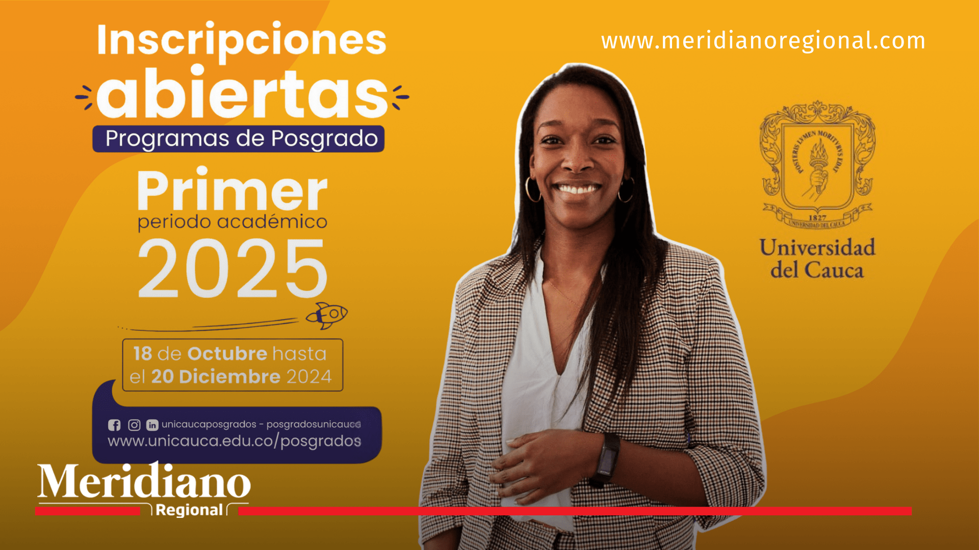 Es el momento de dar el primer paso: inscríbete a un Posgrado en Unicauca - universidad del cauca - primer semestre del 2025 - Doctorados - Maestrías - Especializaciones - las mejores universidades publicas colombia - creditación en Alta Calidad otorgada por el Ministerio de Educación Nacional - Acuerdo Académico 027 de 2024 - Unicauca