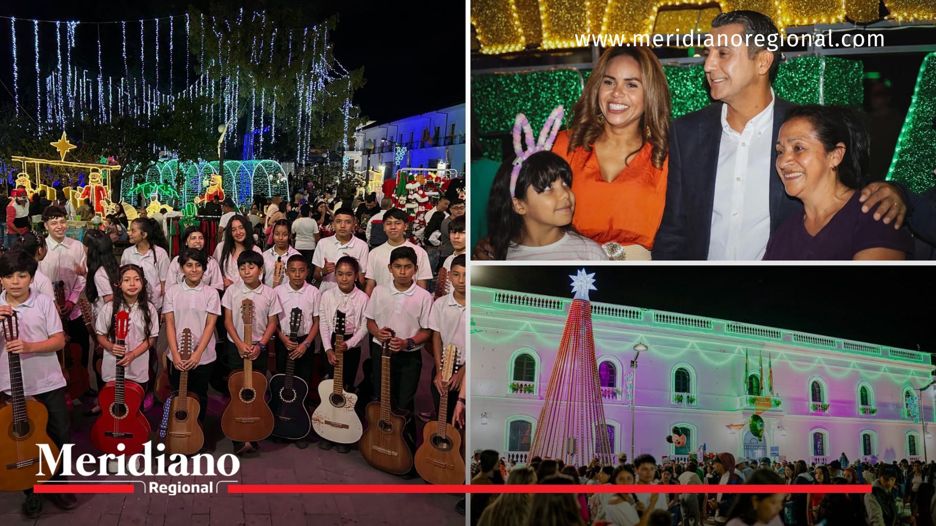Popayán brilla con su alumbrado navideño 2024 - Parque Caldas - alcalde Juan Carlos Muñoz Bravo  - Ciudad Moderna- César Sánchez - Secretaria de Cultura y Turismo, Ofelia Castrillón - noticias Popayán 