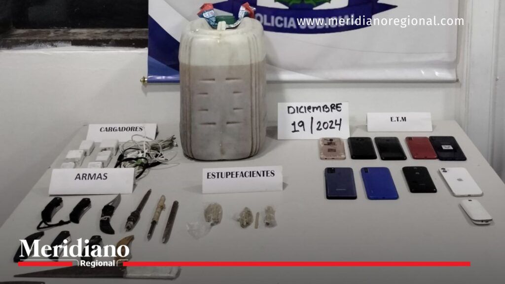 INPEC- desmantelan- redes de extorsión- cárceles- incautaciones- materiales ilegales- intervención- operación- Colombia- - Meridiano Regional INPEC- desmantelan- redes de extorsión- cárceles- incautaciones- materiales ilegales- intervención- operación- Colombia-