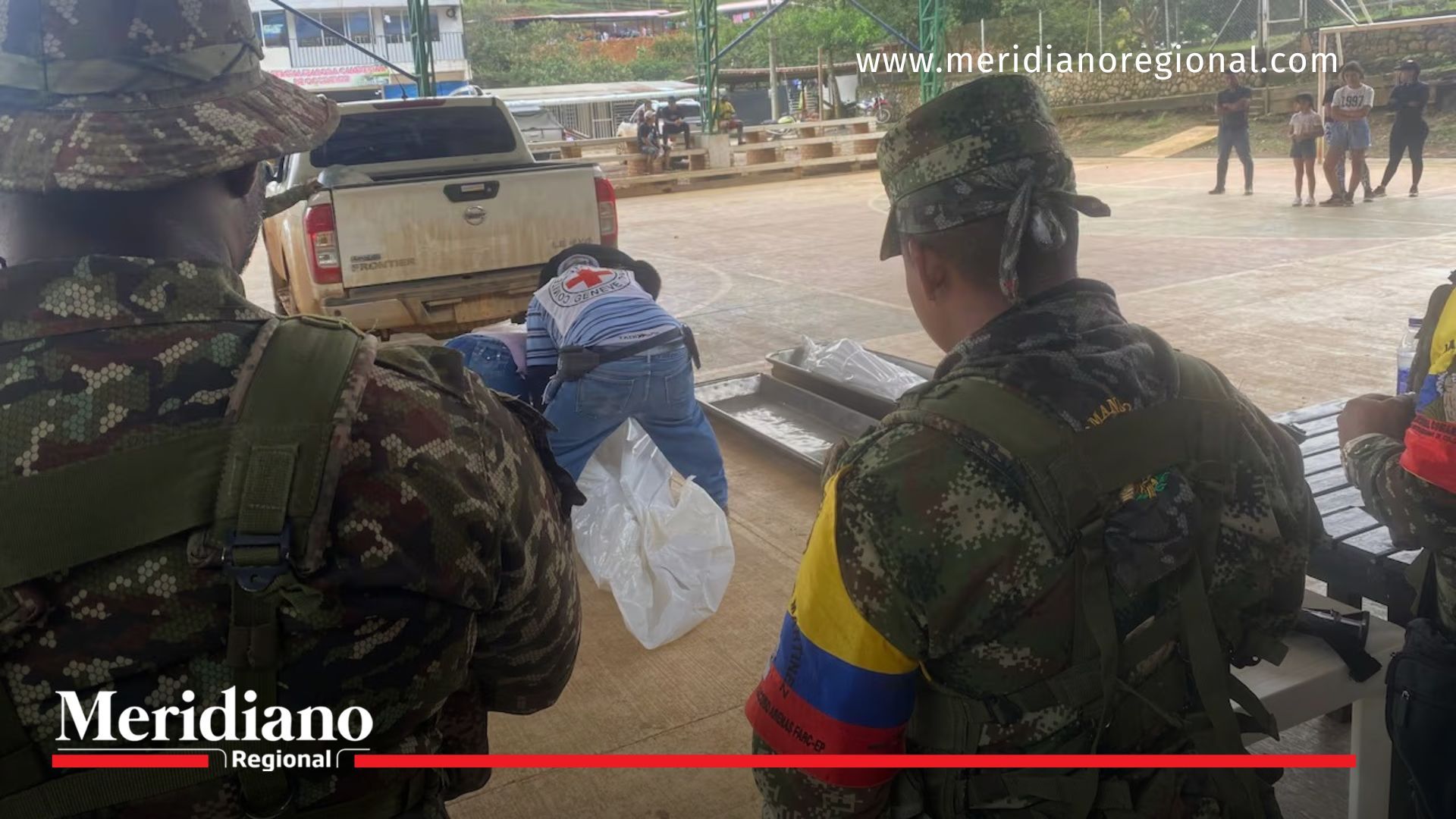 Disidencias entregan cuerpos en el Cauca Disidencias- FARC- entrega- cuerpos- Cruz Roja- intermediación- guerra- orden público- situación- Suárez- Cauca- Colombia- 