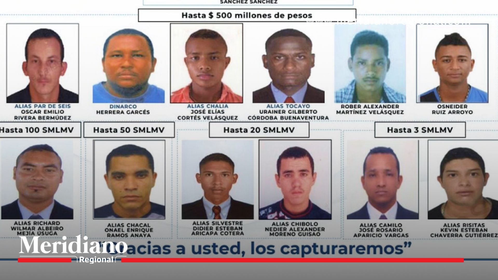 cartel “Volante de los más buscados” - operación Themis - Ministerio de Defensa Nacional - Policía de Colombia - Alias “Iván Mordisco” - disidencia del Estado Mayor Central de las FARC - Acuerdo de Paz -- Fiscalía General de la Nación - Policía Nacional - Gobierno Nacional