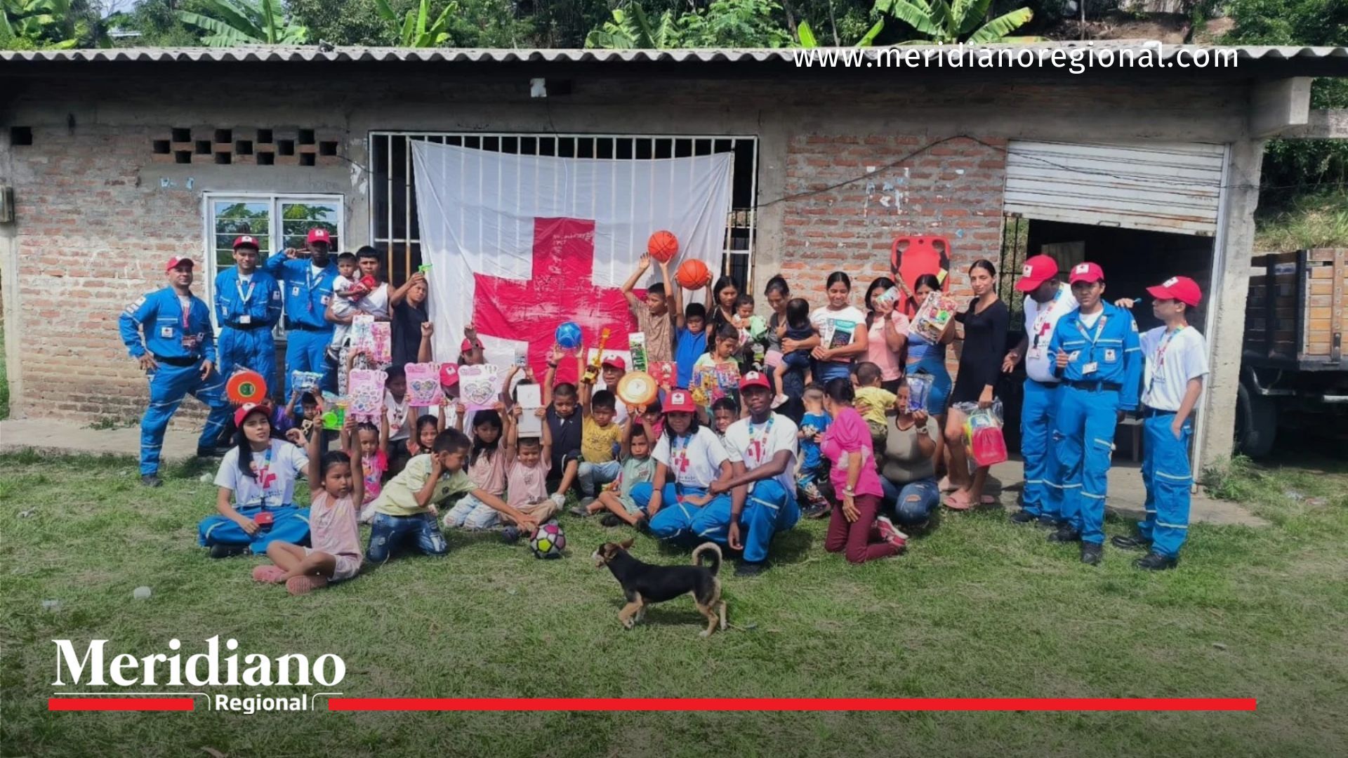 La Cruz Roja iluminó las festividades de Miranda Cruz Roja- campaña- regalos- niños- niñas- comunidad- Navidad- municipio- Miranda- Cauca- actividades- unión- solidaridad-