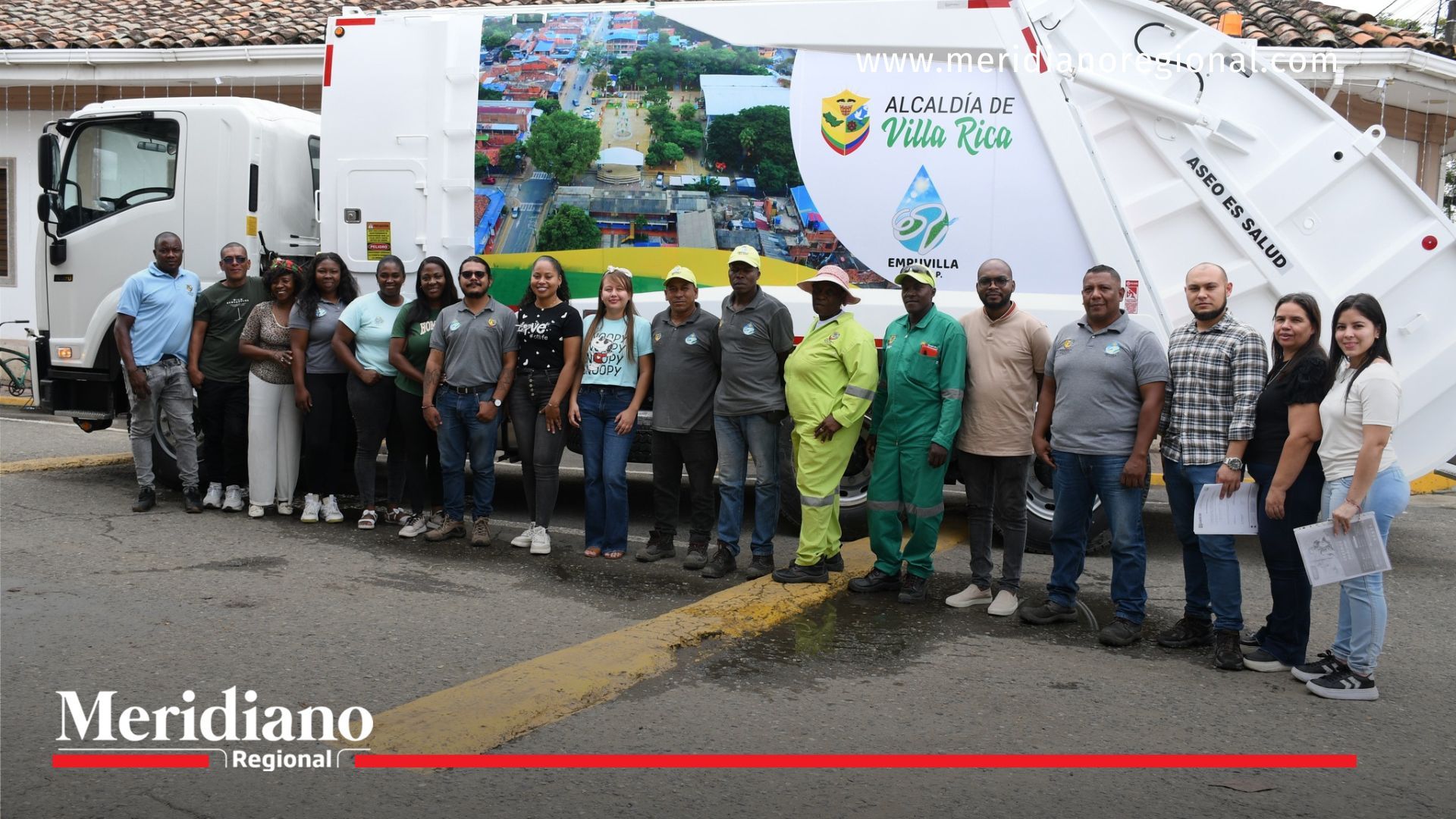 Villa Rica adquiere nuevo vehículo recolector de residuos adquisición- compra- vehículo recolector de residuos sólidos- avance- recolección- desechos sólidos- Villa Rica- Cauca- Colombia- María Edis Dinas- mandataria-