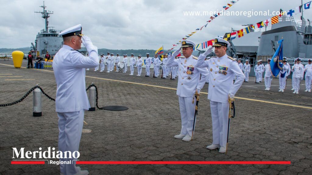 Cambio- mando- Fuerza Naval- Pacífico Colombiano- Contralmirante Camilo Mauricio Gutiérrez Olano- Buenaventura- Valle del Cauca- Colombia-