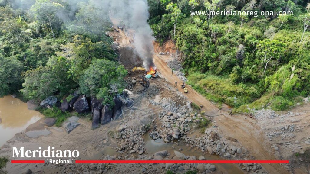 Golpe- Clan del Golfo- pérdidas- millones- minería ilegal- dragas- motobombas- Ejército Nacional- Policía- Antioquia- Colombia- - Meridiano Regional Golpe- Clan del Golfo- pérdidas- millones- minería ilegal- dragas- motobombas- Ejército Nacional- Policía- Antioquia- Colombia-