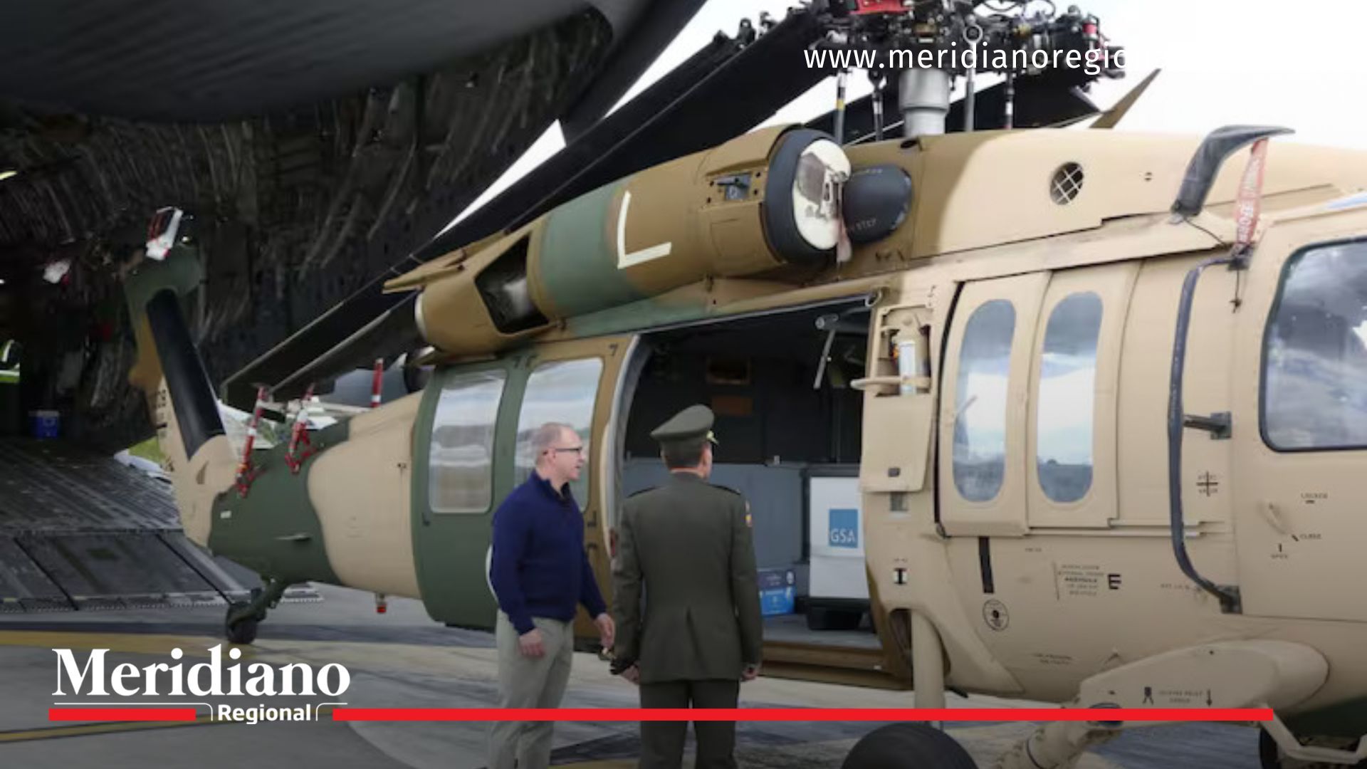 Helicópteros Black Hawk en tierra por tensión diplomática Helicópteros- Black Hawk- congelamiento- decisión- afectación- Embajada de Estados Unidos- Policía- Ejército- lucha- narcotráfico- tensión diplomática- Gustavo Petro- Donald Trump-