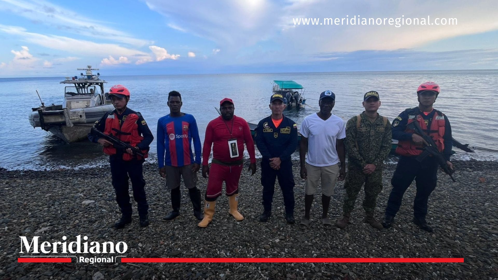 Rescate en la Isla Gorgona Rescate- isla Gorgona- náufragos- fallas mecánicas- lancha- Armada Colombia- Cauca- Colombia- fuerzas armadas-