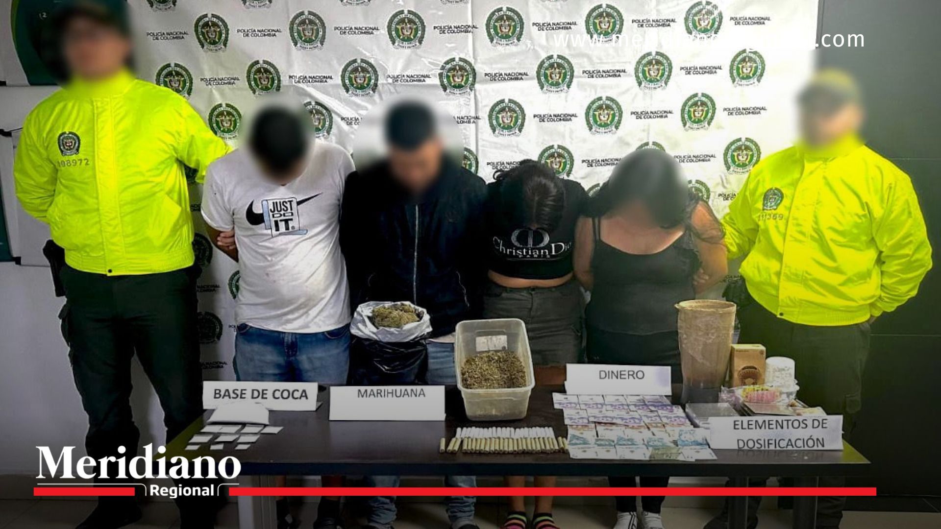 Golpe al microtráfico en la Comuna 7 Golpe- contundencia- seguridad- operativos- denuncias- Policía- desmantelan- punto de venta- estupefacientes- dosis- elementos- Comuna 7- Santo Domingo- Popayán- Cauca- Colombia-