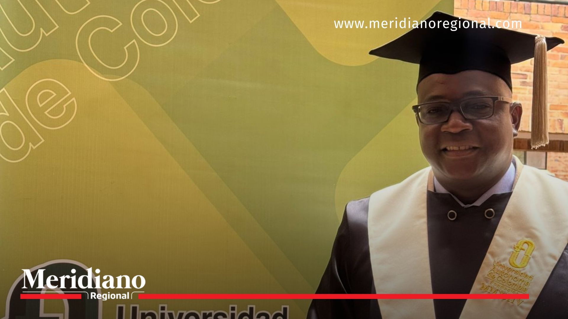 Secretario de Gobierno de Nariño recibe su maestría Secretario de gobierno- graduación- maestría- educación- Benildo Estupiñán- Nariño- Colombia-