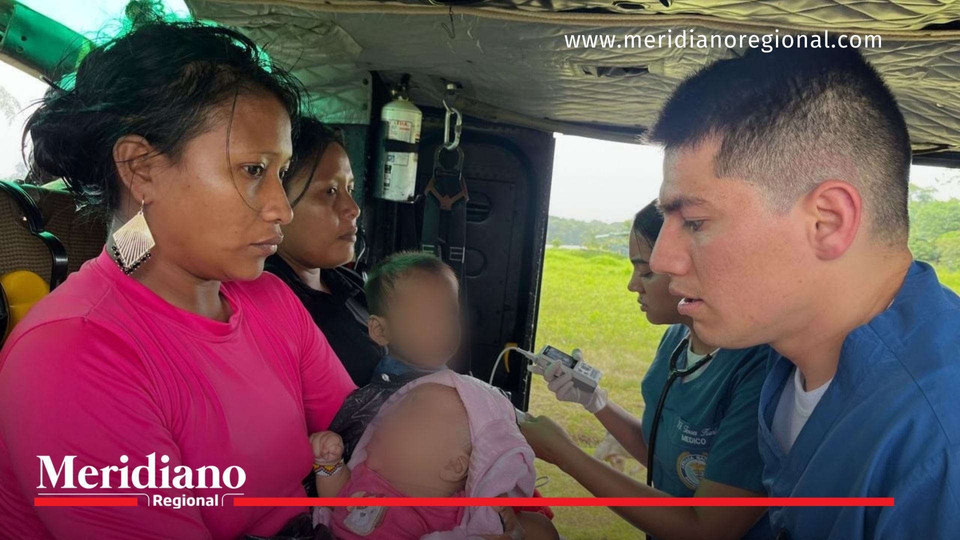 Evacuación- menores de edad- urgencia- síntomas- deshidratación- traslado- Armada de Colombia- Chocó- Colombia- - Meridiano Regional Evacuación- menores de edad- urgencia- síntomas- deshidratación- traslado- Armada de Colombia- Chocó- Colombia-