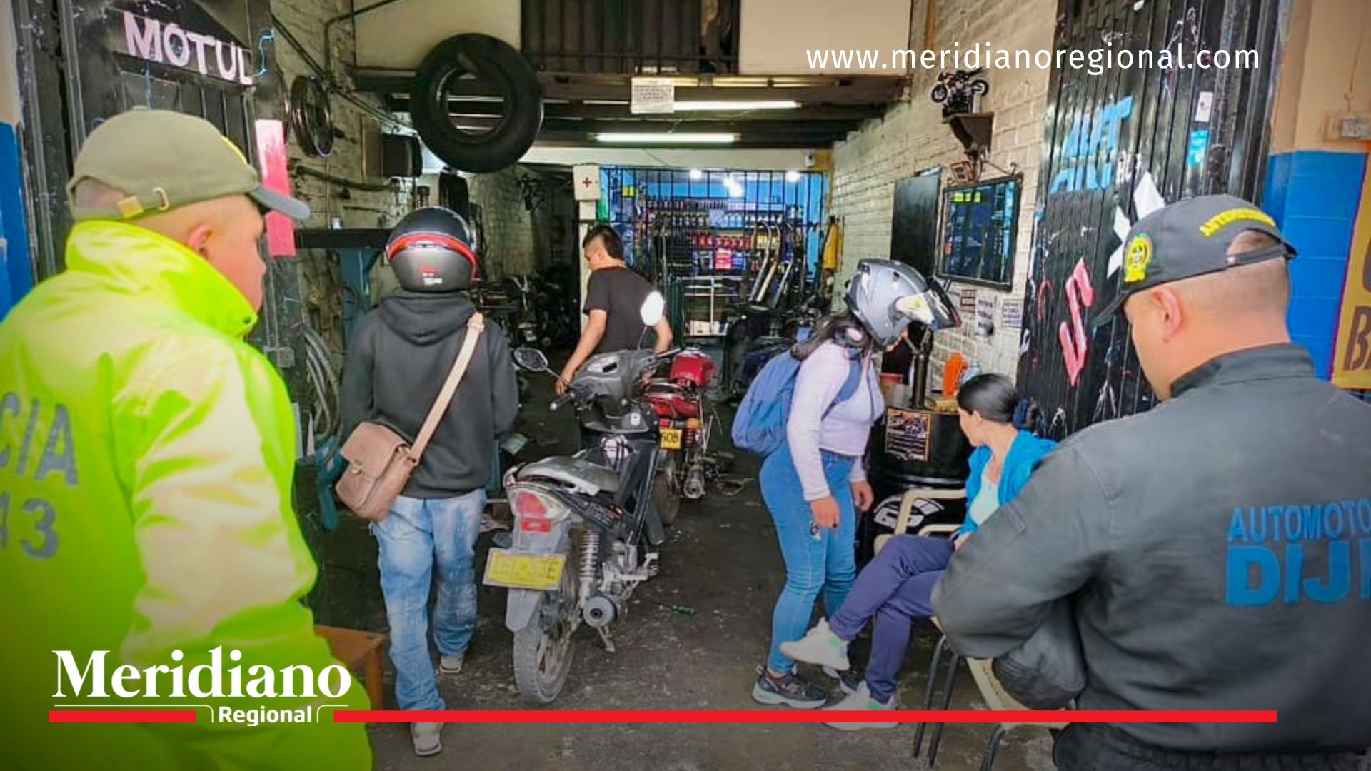 Controles a talleres de reparación de motocicletas en Popayán Controles- operativos- talleres- reparación- motocicletas- verificación- hurto- comercialización- legalidad- Policía- comuna 6- Alfonso López- Popayán- Cauca- Colombia-