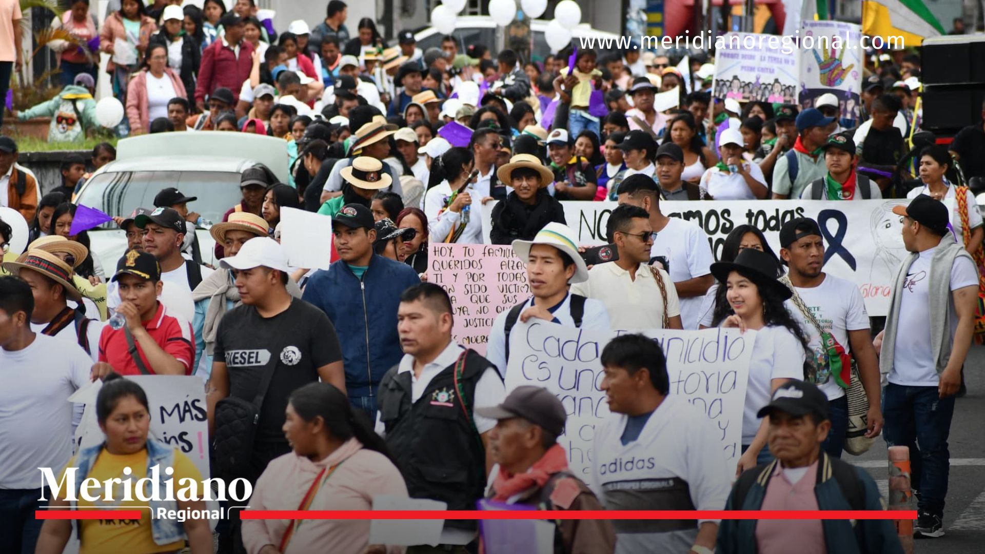 Gran movilización indígena en rechazo a feminicidio Gran movilización- acompañamiento- comunidades- rechazo- feminicidio- Gloria Cecilia Quilindo Casamachín- exigencia- justicia- Popayán- Cauca- Colombia-