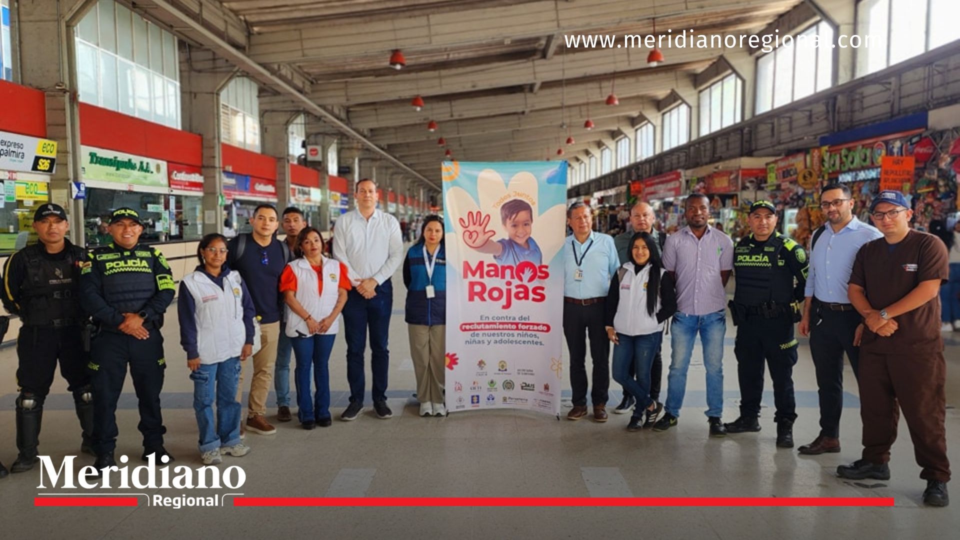 Inicia la semana de Manos Rojas en Popayán Inicio- lanzamiento- campaña- Manos Rojas- prevención- reclutamiento forzado- menores de edad- niños- niñas- adolescentes- grupos armados- conflicto- Secretaría de Gobierno y Participación Comunitaria de Popayán- Policía- Popayán- Cauca- Colombia-