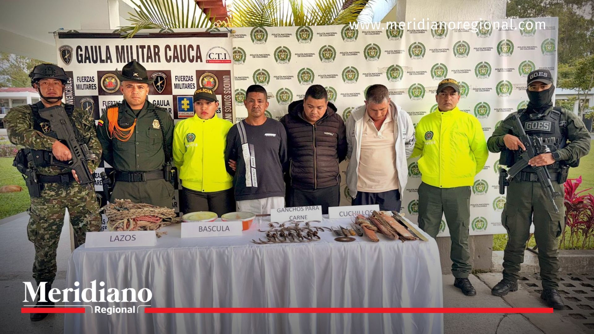 Carne -Carne contaminada incautada en Popayán carne-contaminada - abigeato - sacrificio-clandestino - Popayán - Huila - Cauca - venta-ilegal - carne-insalubre - Policía - capturados - red-criminal - salud-pública-Carne -