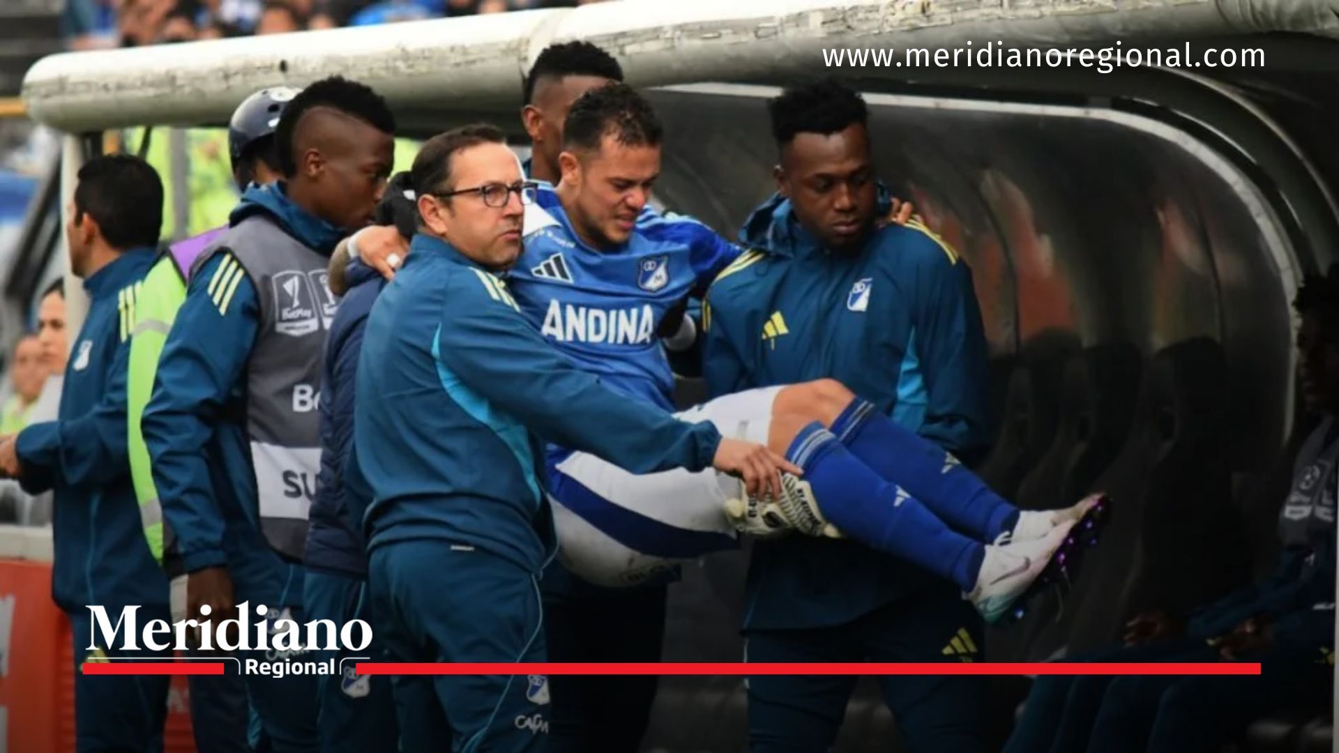 Millonarios confirma fractura de Leonardo Castro