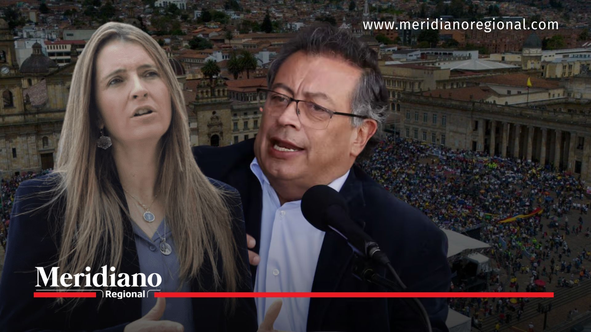 El presidente Gustavo Petro publica video polémico contra Paloma Valencia