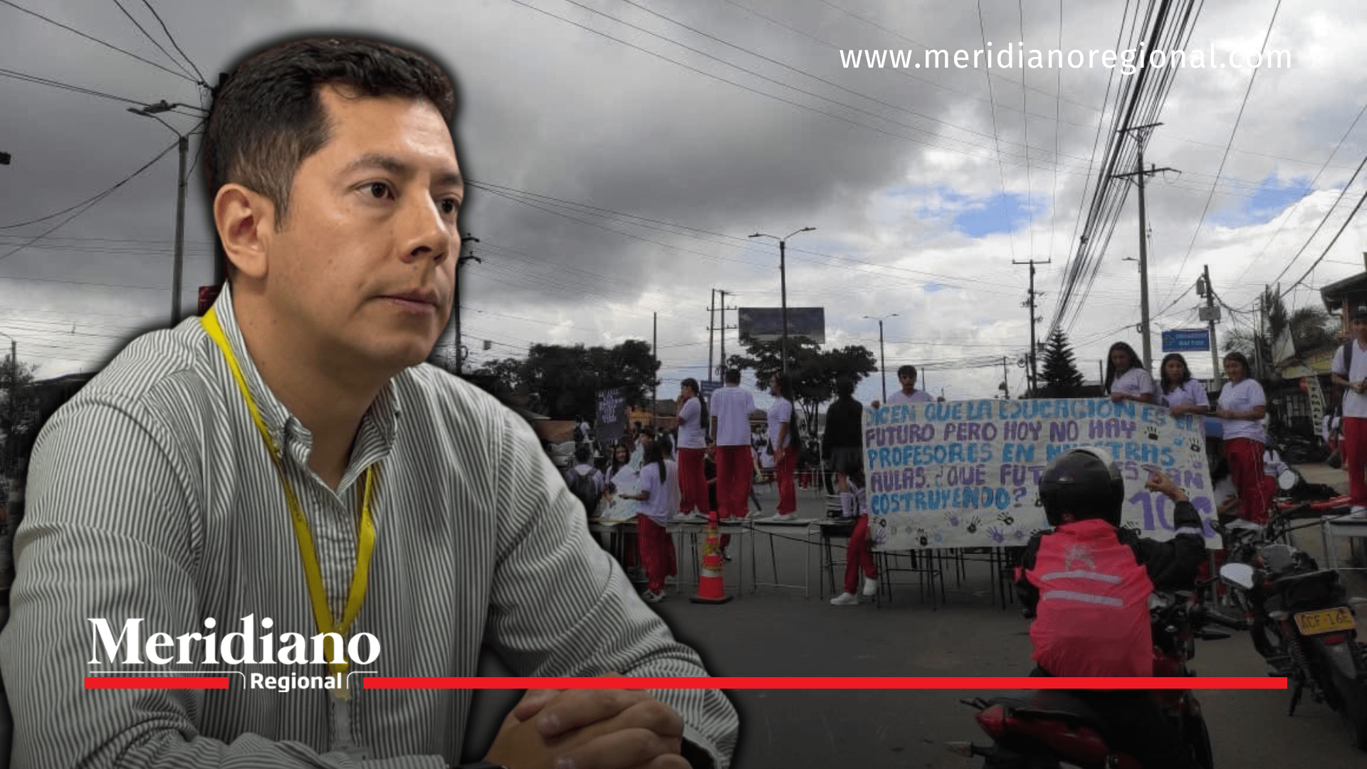 Estudiantes bloquean salida norte de Popayán por falta de docentes en colegio público