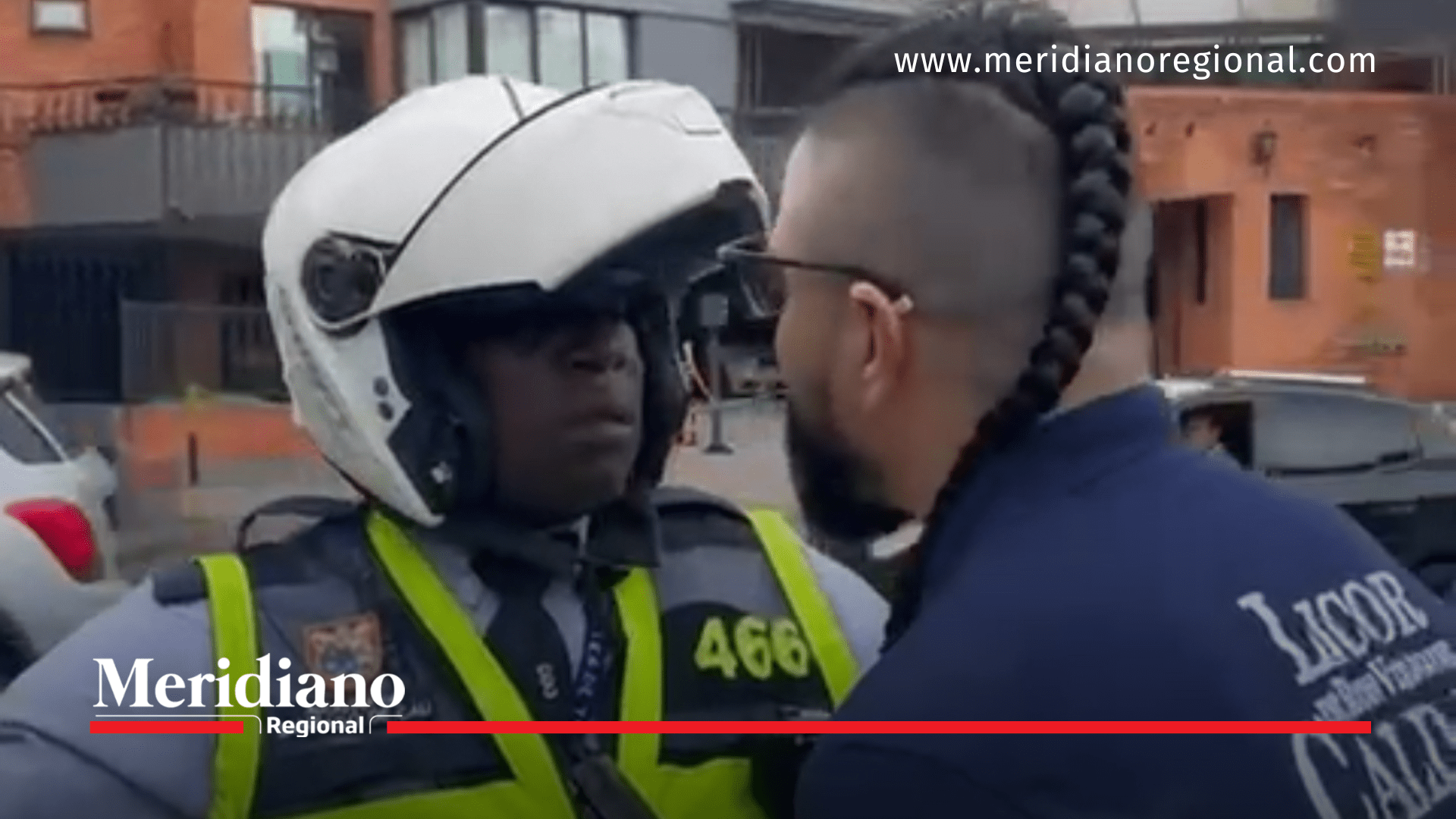 agente-de-tránsito, agresión-verbal, racismo-en-Cali, control-de-movilidad, parque-del-perro