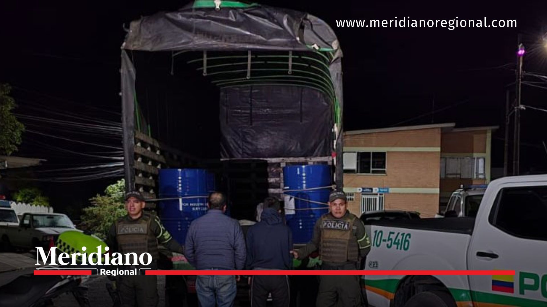 narcotráfico - incautación - insumos-químicos - policía-nacional - control-vial - Nariño - Rumichaca - cloruro-de-calcio - acetato-de-etilo - noticias - noticias-Nariño -