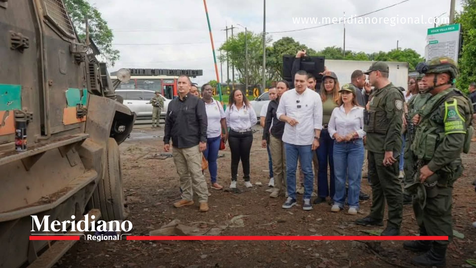 El Gobernador del Cauca, autoridades locales y la Fuerza Pública recorren la zona afectada en Villa Rica, articulando respuestas políticas y judiciales por la paz y la seguridad.