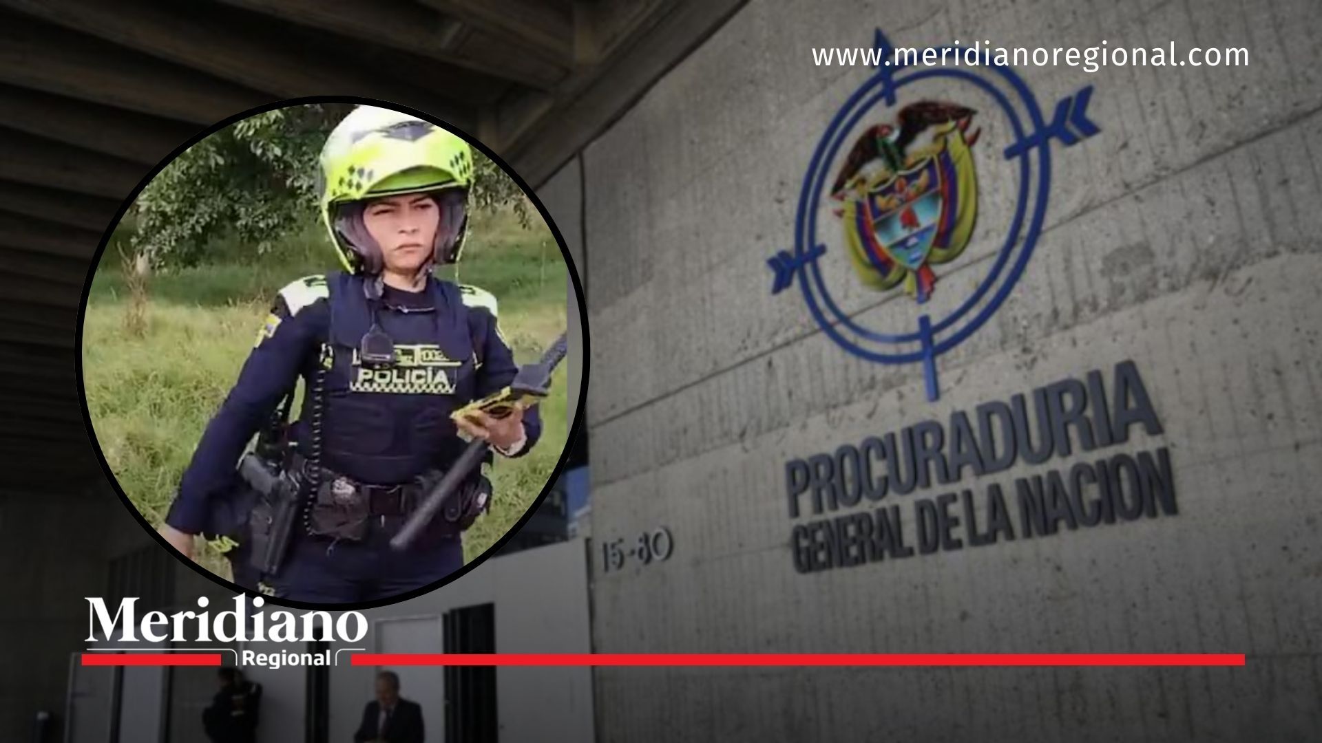 La patrullera Érika Judith Pérez Romero fue sancionada por 10 años tras agredir a un ciudadano en Suba. Imagen: Meridiano Regional.