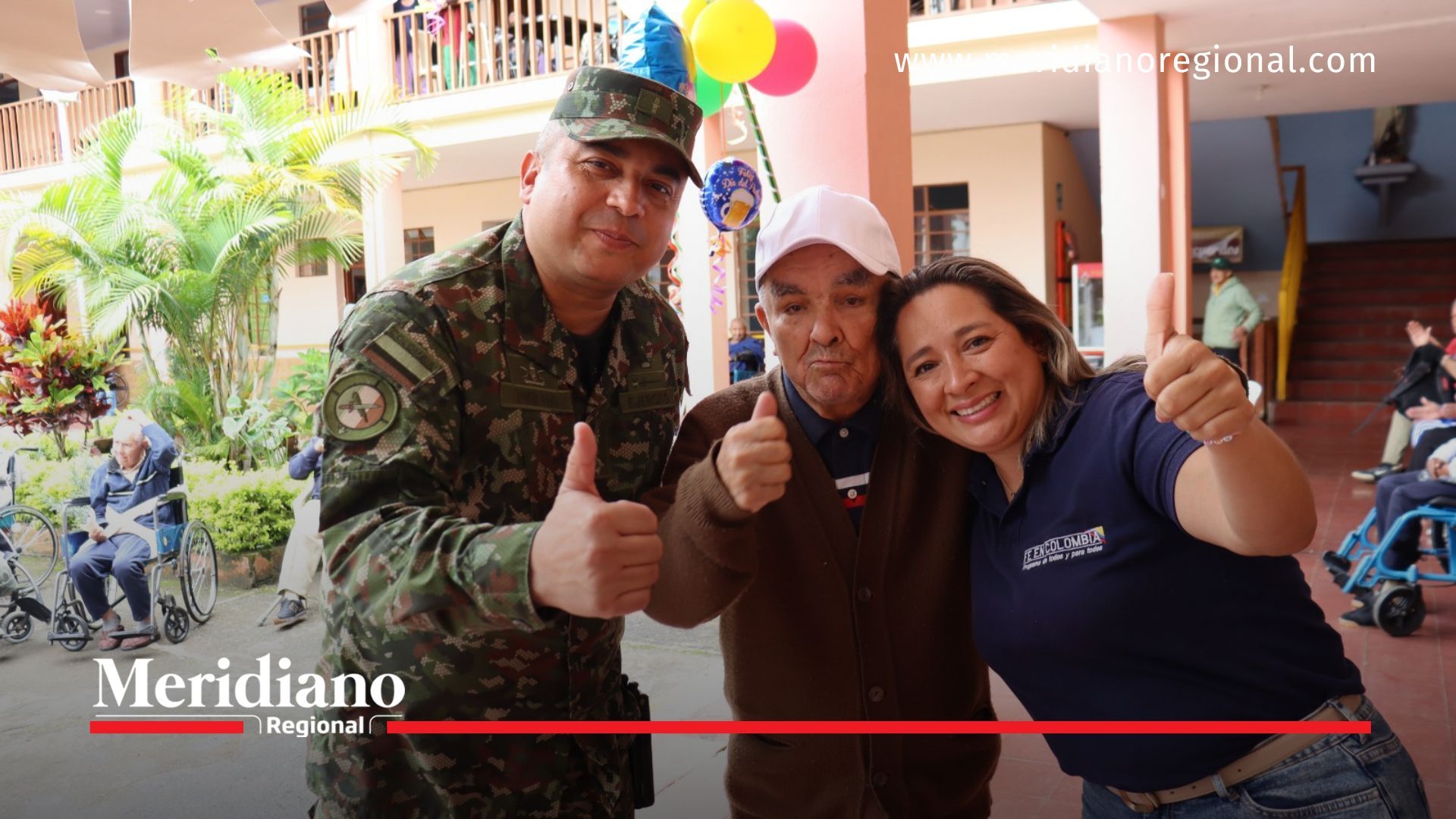 Ejército celebró Día del Padre con más de 60 abuelos en Popayán