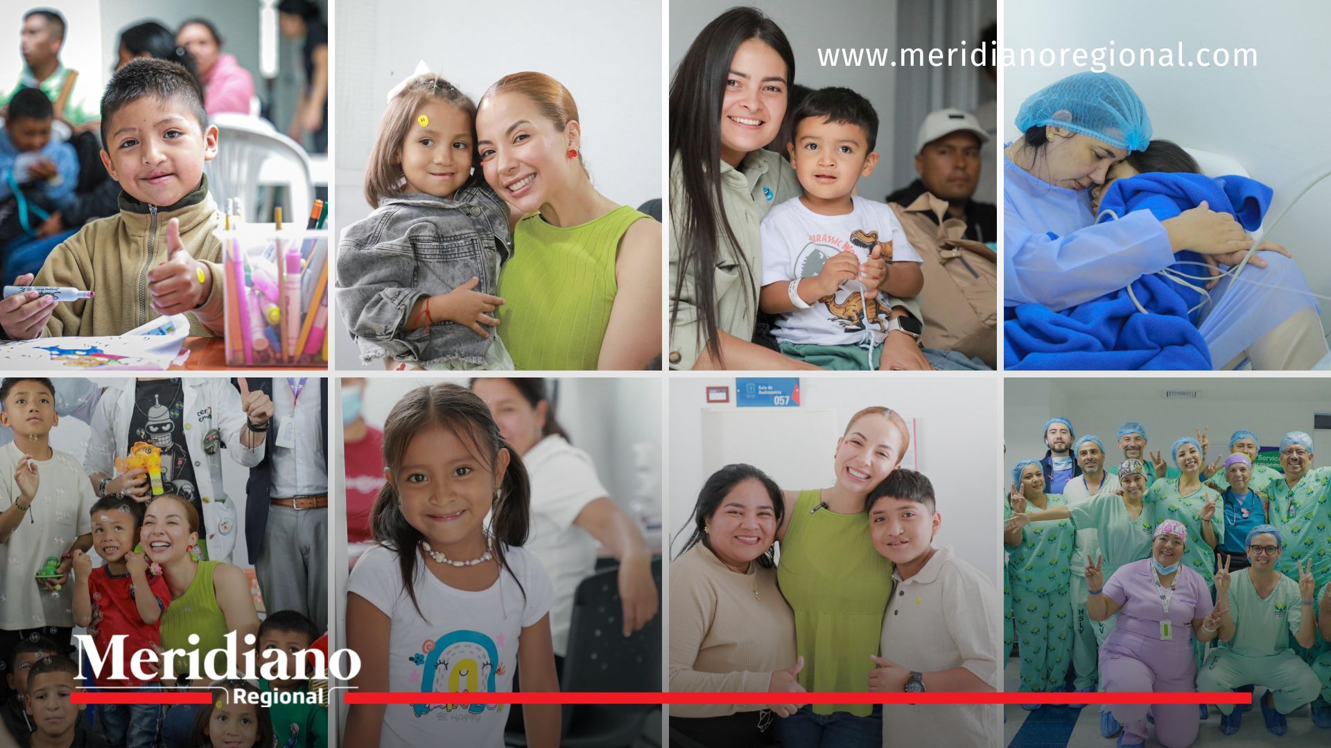 Niños, madres, profesionales de la salud y la gestora social María Victoria Guzmán participaron en la jornada de Operación Sonrisa Colombia, una misión médica que transformó vidas en más de 30 municipios del Cauca.