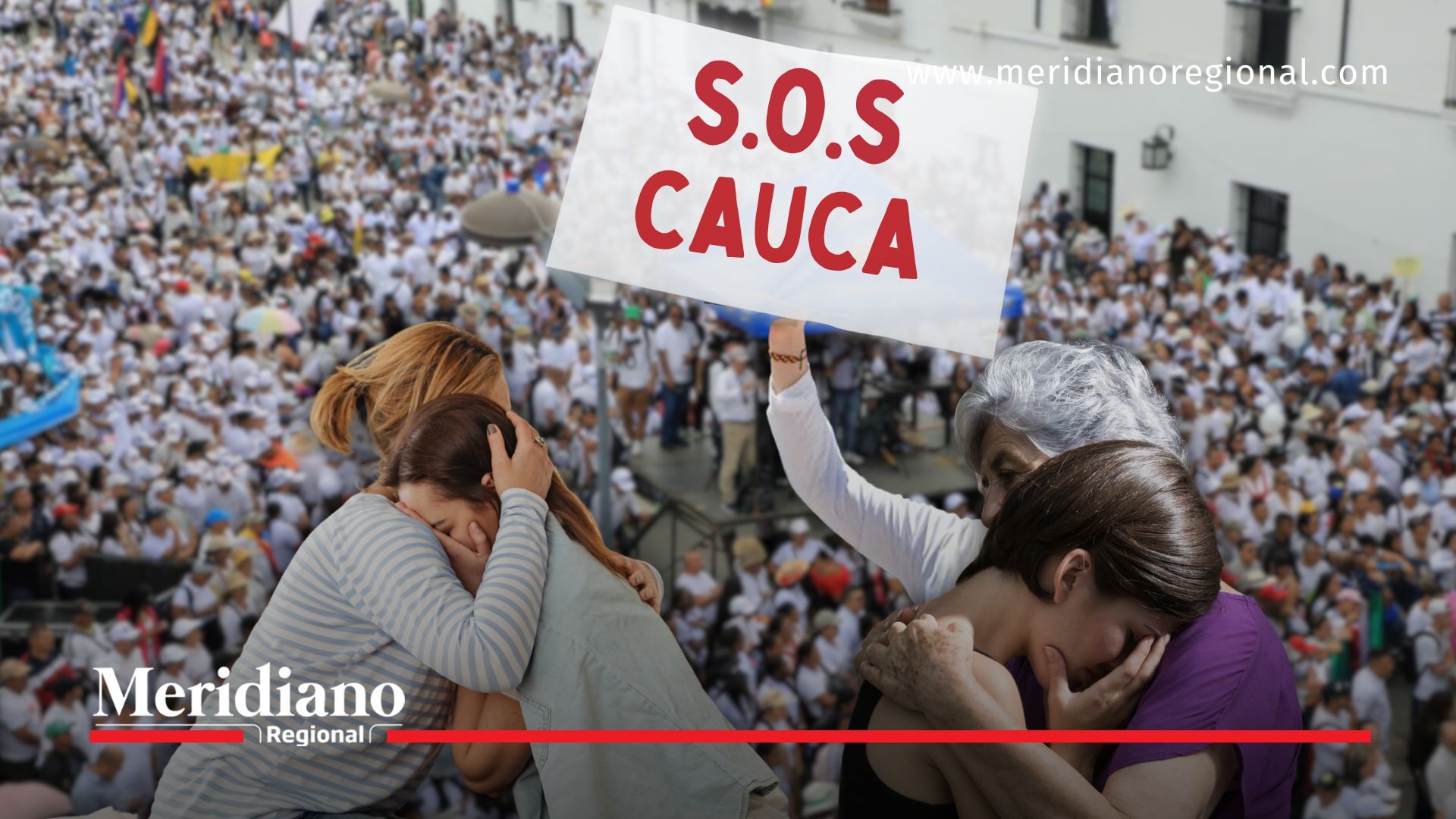Familiares y comunidades del Cauca exigen la liberación de los nueve contratistas secuestrados en López de Micay.