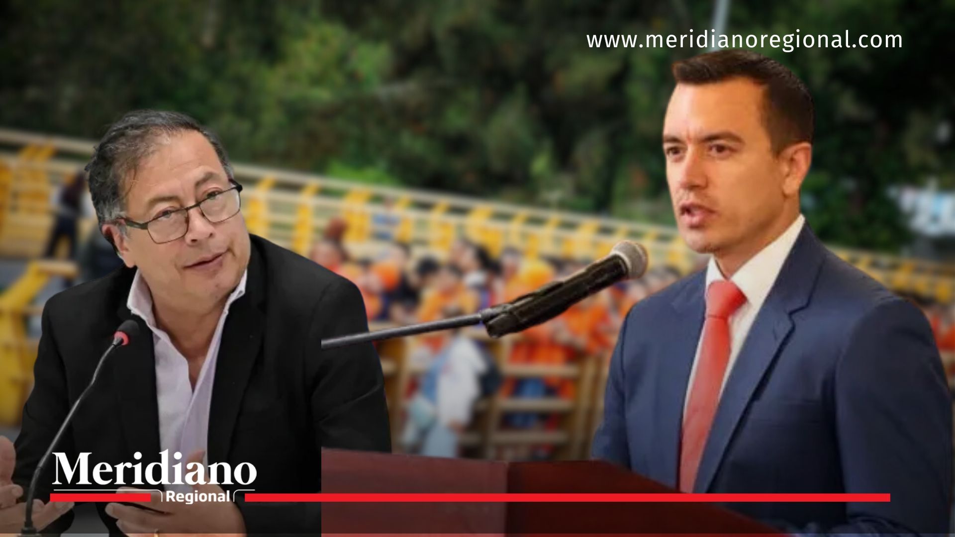 Petro y Noboa, protagonistas de la tensión diplomática por las deportaciones desde Ecuador