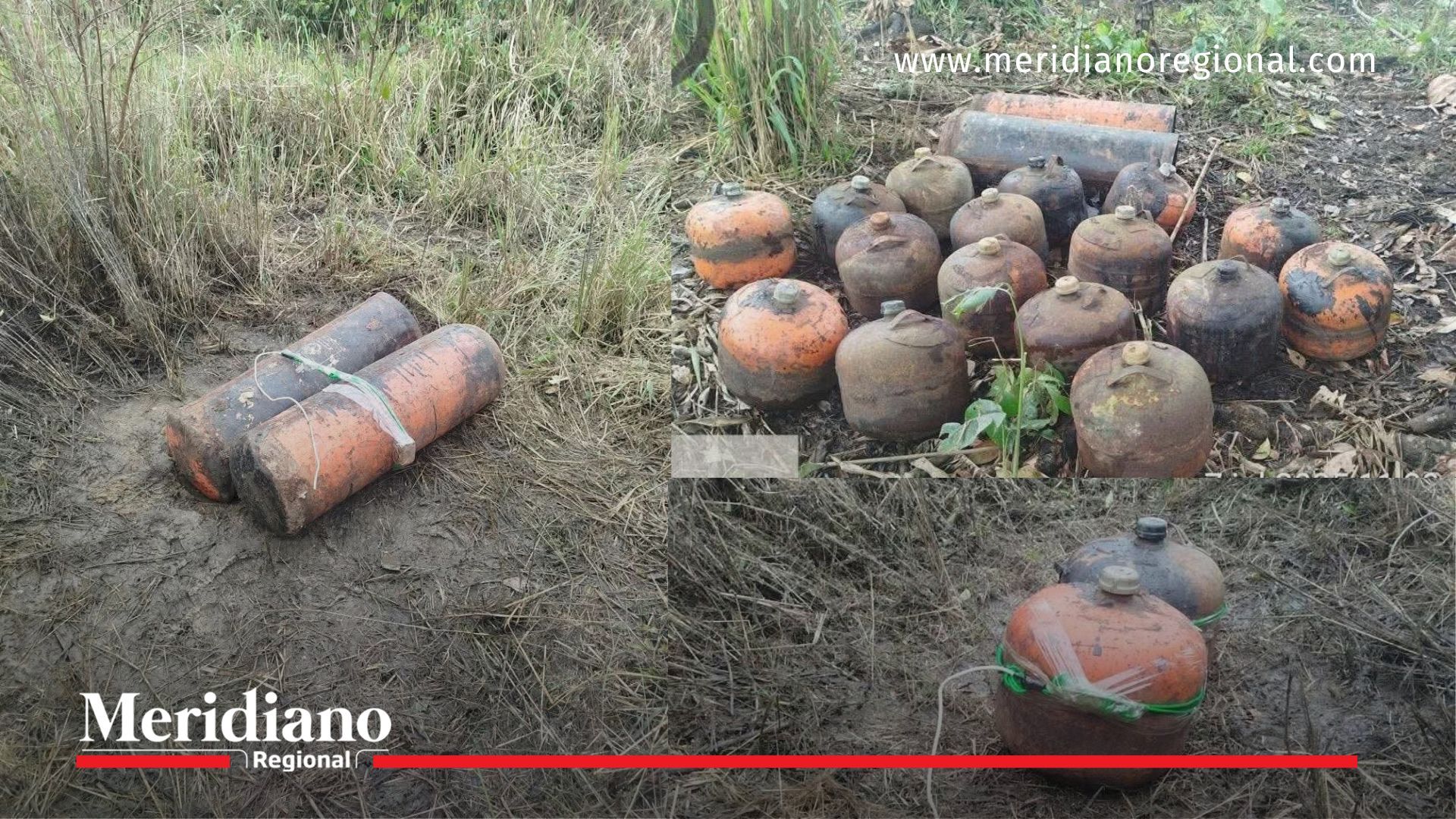 El Ejército neutralizó 22 artefactos explosivos en Putumayo, ocultos entre cultivos en la vereda Alto Barandas, zona rural de Puerto Guzmán.