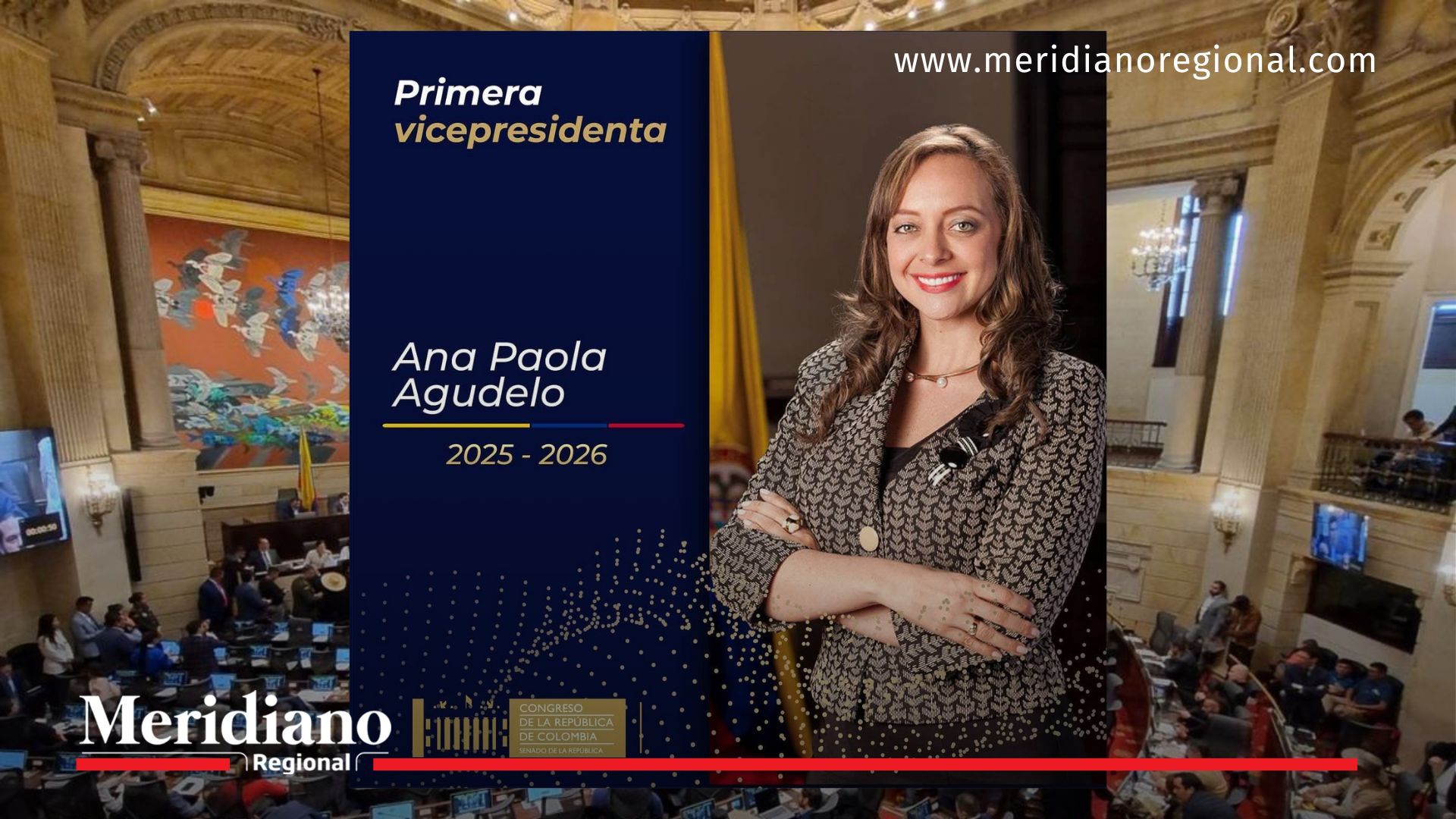 partido MIRA - vicepresidencia Senado - Ana Paola Agudelo - mujeres Congreso - participación política mujeres - Mesa Directiva Senado - noticias Colombia
